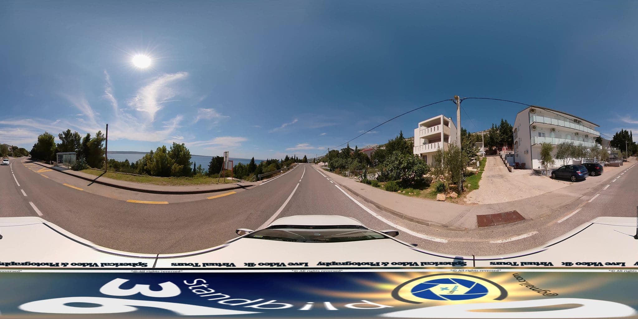 Street view near Чудесный пансион, Posedarje — © standbild360 (CC BY-SA · Mapillary)