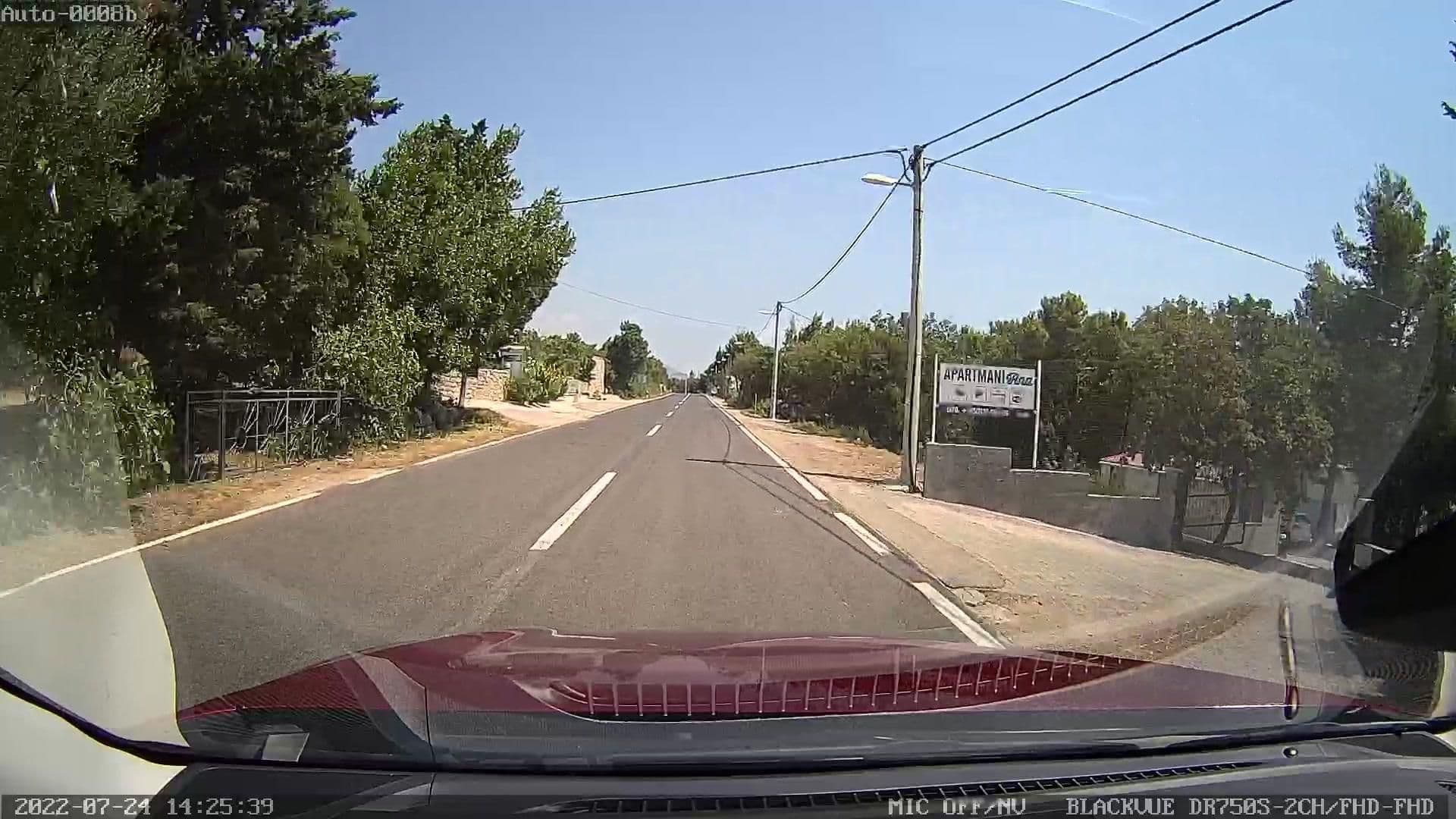 Street view near Apartments Vedrana, Vrsi — © rdnnk (CC BY-SA · Mapillary)