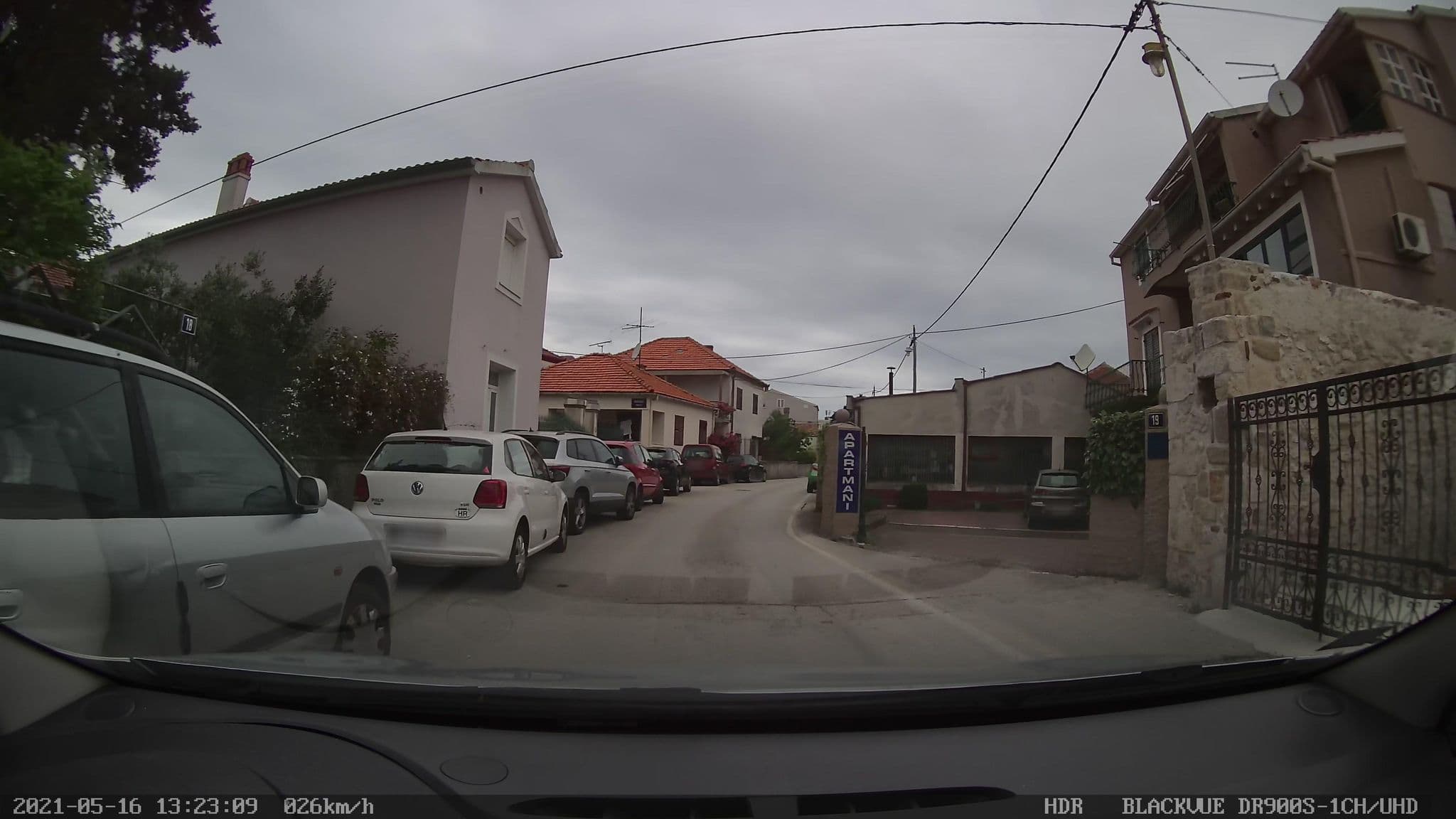 Street view near Apartments Piero, Zadar — © brackone (CC BY-SA · Mapillary)