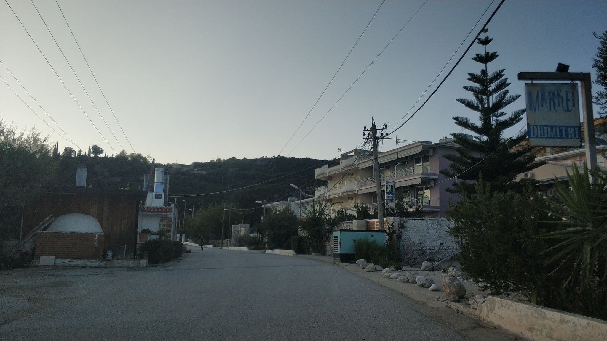 Street view near Camping Moskato - Camping & parking all year open, Himarë — © freddouhelk (CC BY-SA · Mapillary)