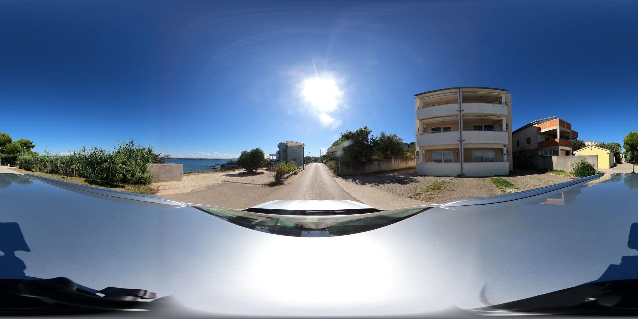 Street view near Apartment Silvija-Tkon, Biograd na Moru — © Hajdinjak_Ivan (CC BY-SA · Mapillary)