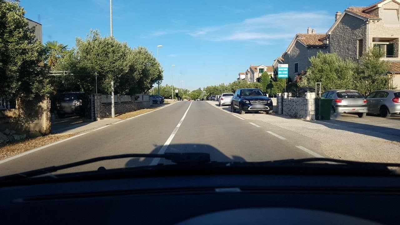 Street view near Apartments Marina, Vodice — © mik007 (CC BY-SA · Mapillary)