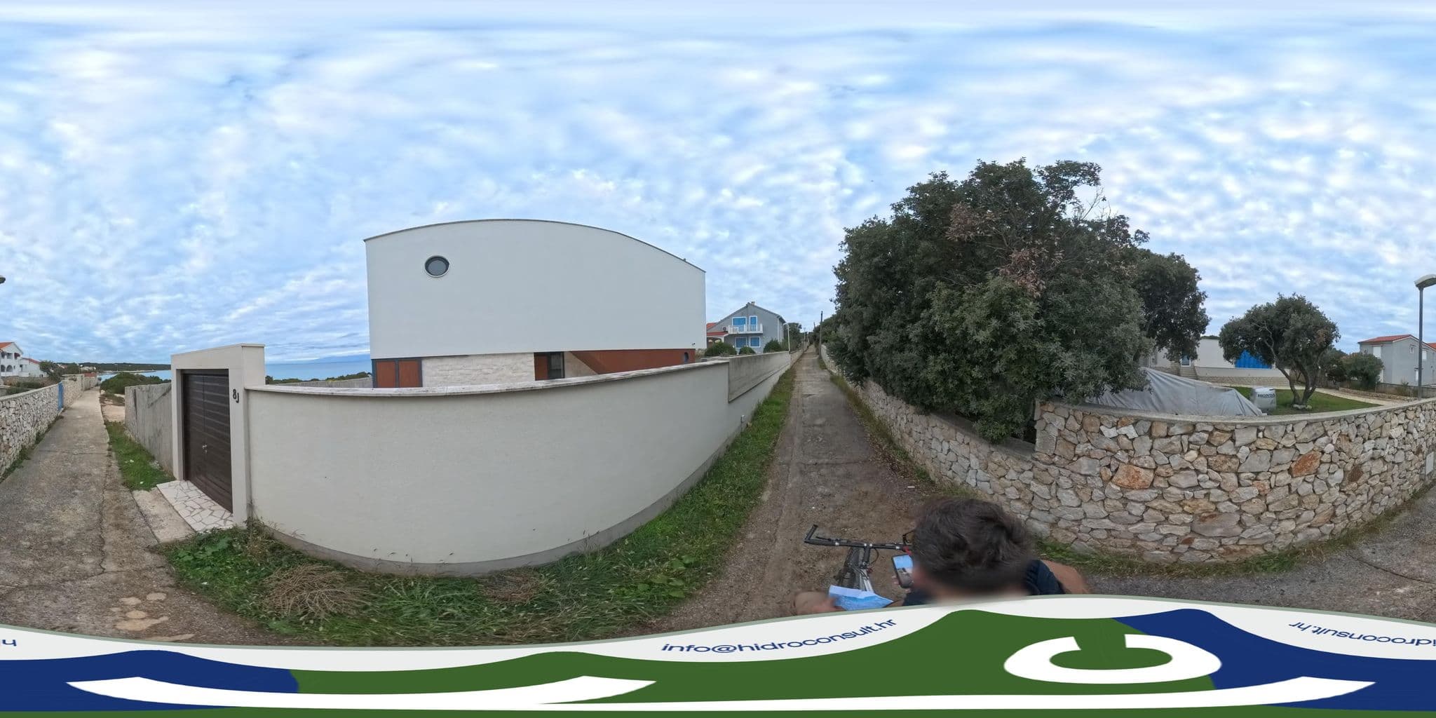 Street view near Apartmani Sirius, Novalja — © Hidroconsult (CC BY-SA · Mapillary)