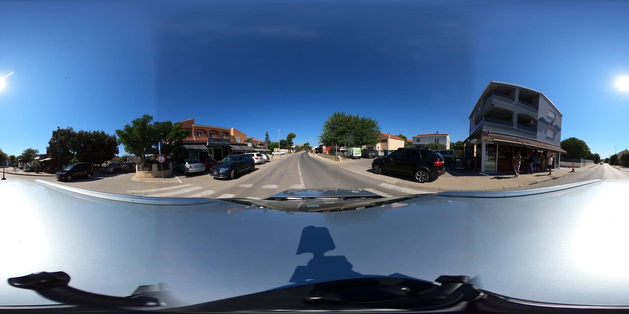 Street view near Hotel Basztowy, Nin — © Hajdinjak_Ivan (CC BY-SA · Mapillary)