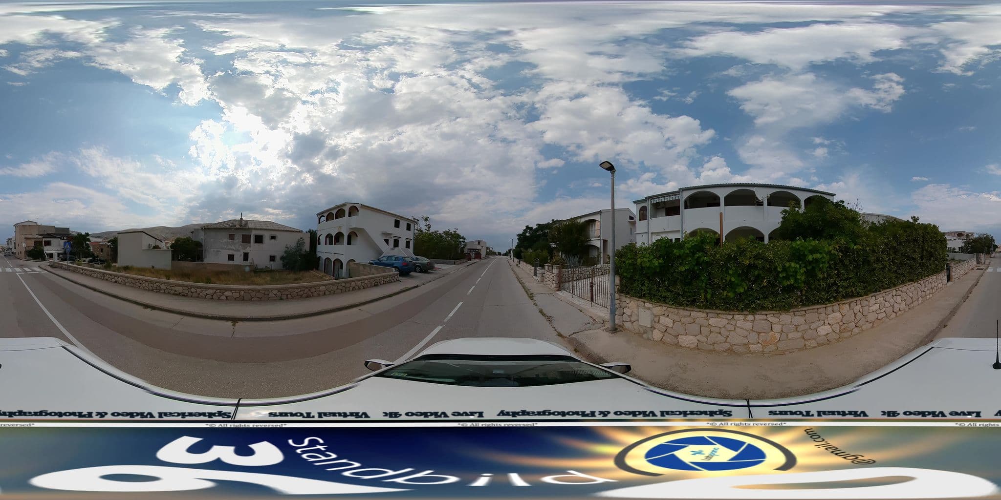 Street view near Apartmani Rija Pag, Pag — © standbild360 (CC BY-SA · Mapillary)