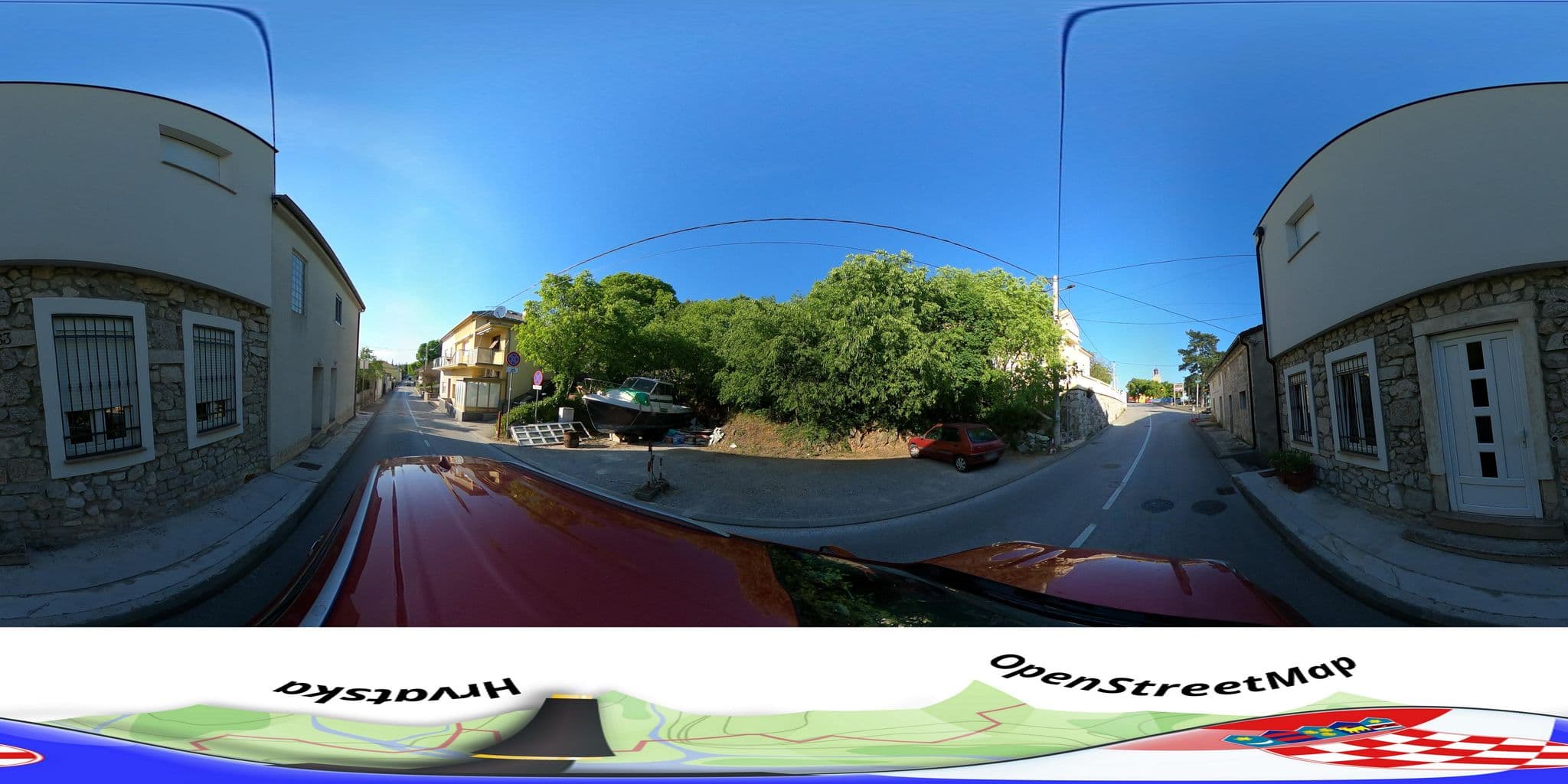 Street view near Apartman Vladimir, Dramalj — © hbogner (CC BY-SA · Mapillary)