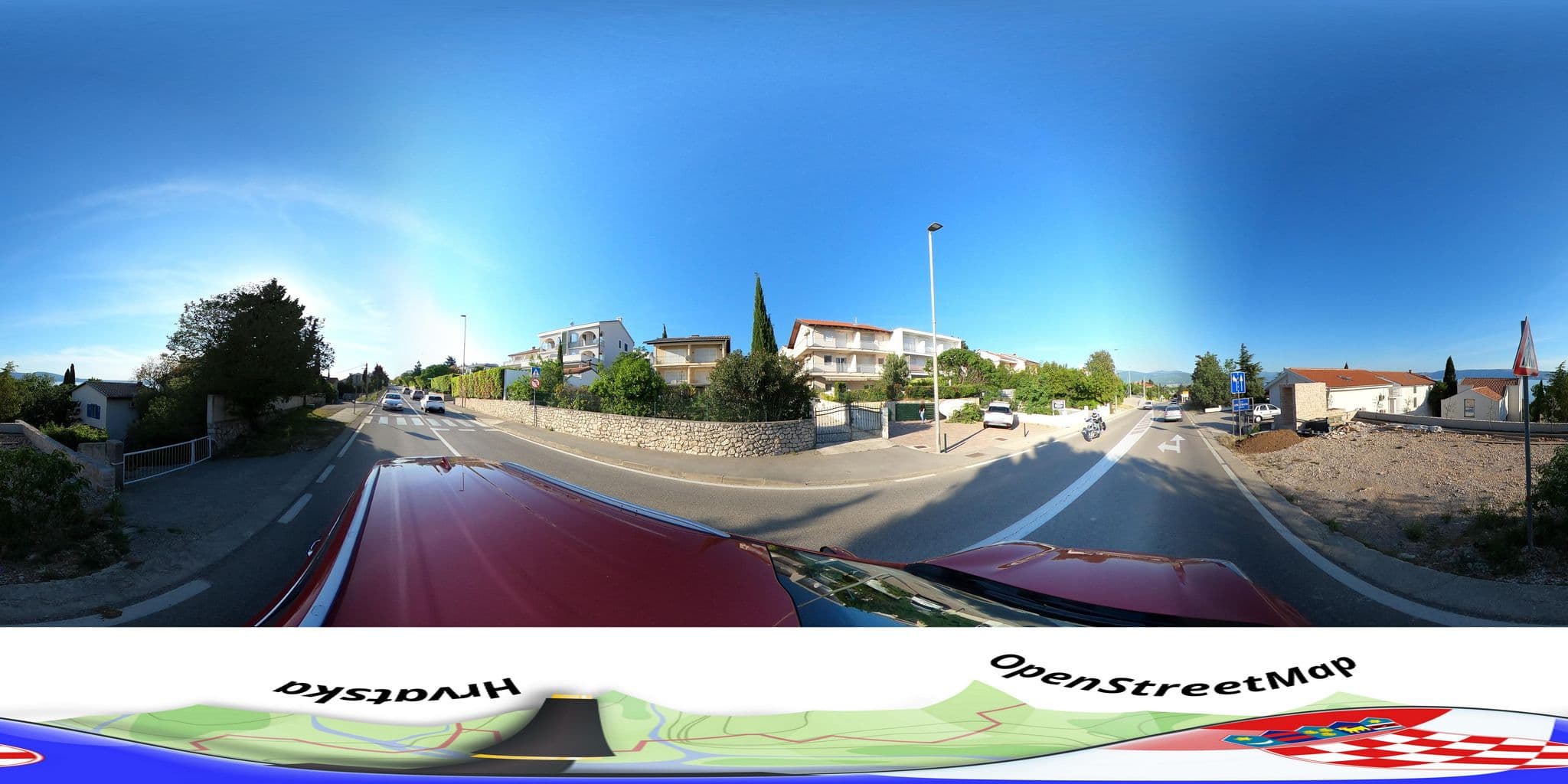 Street view near Apartments Strmecki, Novi Vinodolski — © hbogner (CC BY-SA · Mapillary)