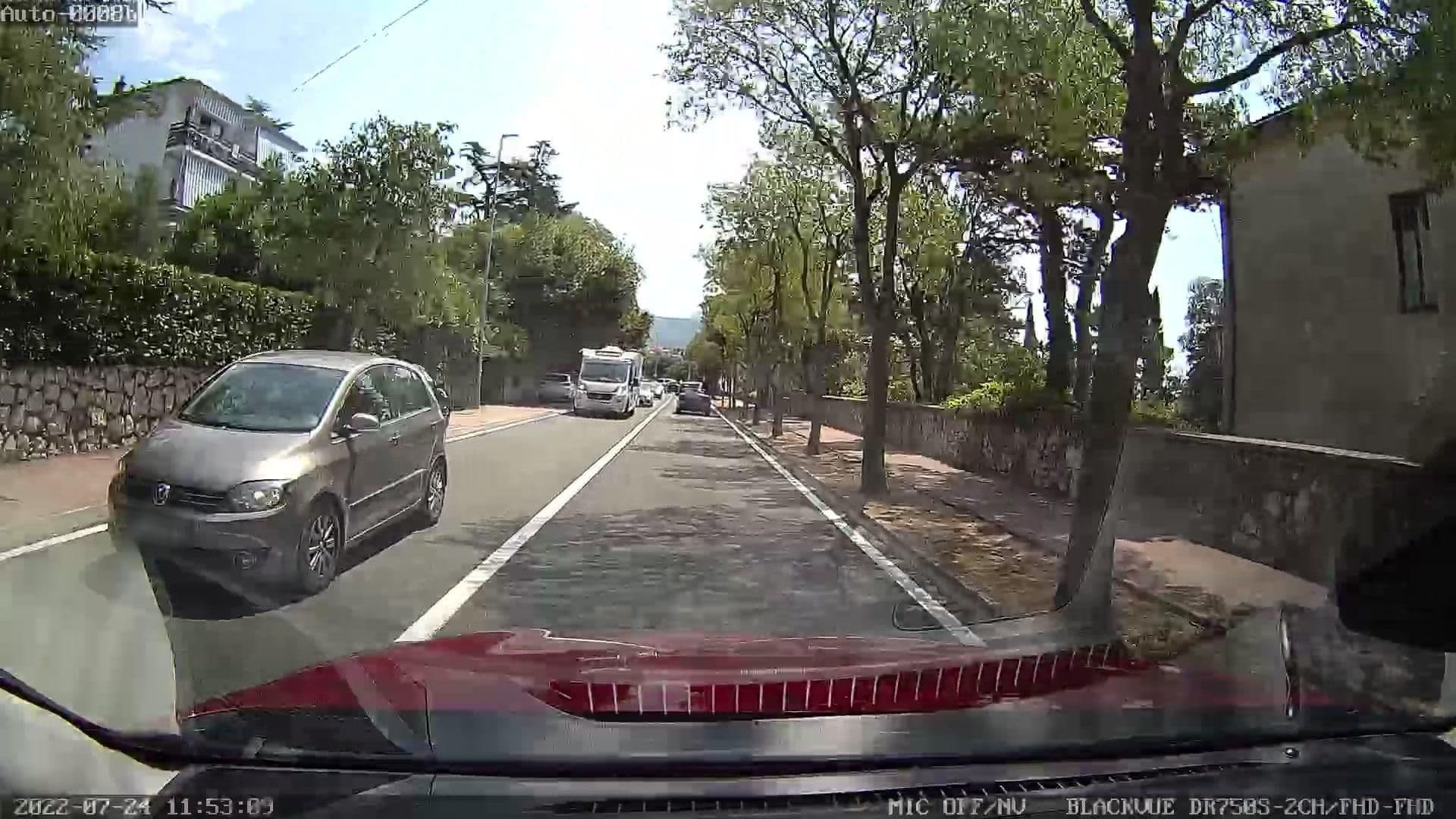Street view near Guest House Mara, Novi Vinodolski — © rdnnk (CC BY-SA · Mapillary)