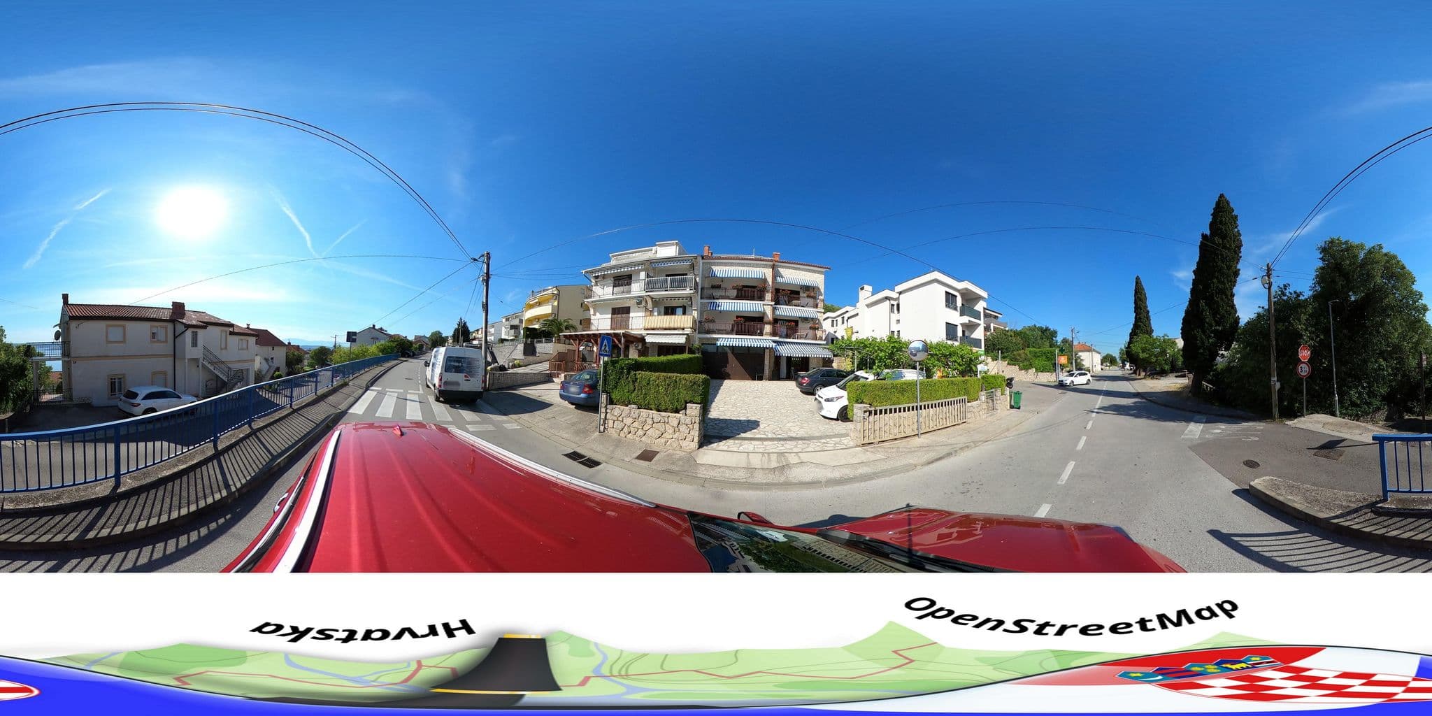 Street view near Villa Lesic, Dramalj — © hbogner (CC BY-SA · Mapillary)