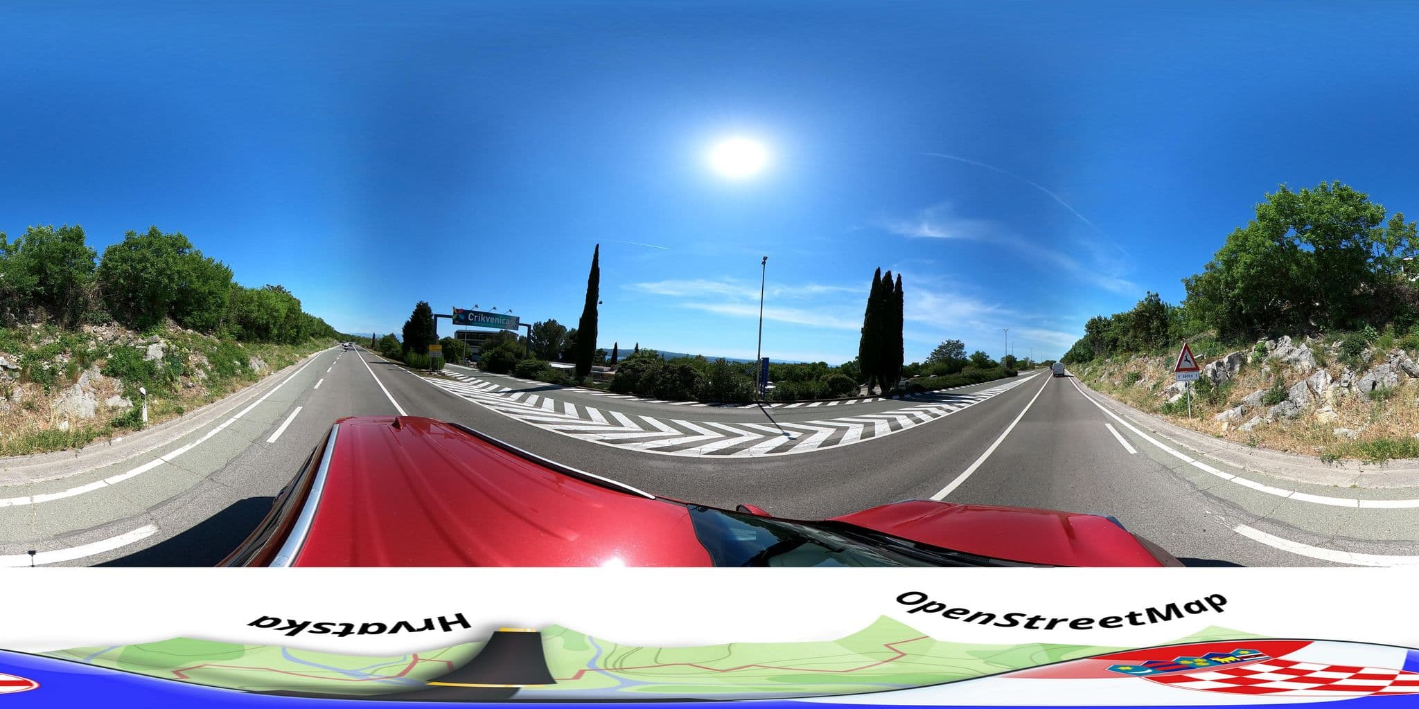 Street view near Apartment Katarina, Dramalj — © hbogner (CC BY-SA · Mapillary)