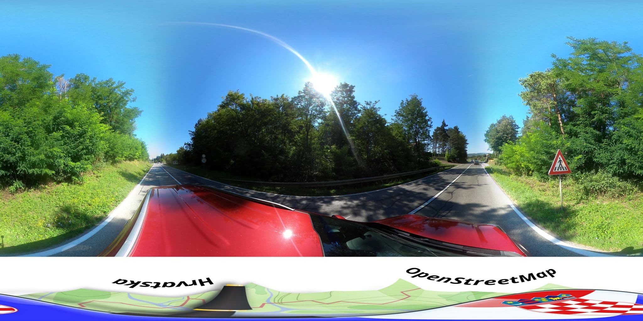 Street view near Guest House Rudine, Slunj — © hbogner (CC BY-SA · Mapillary)