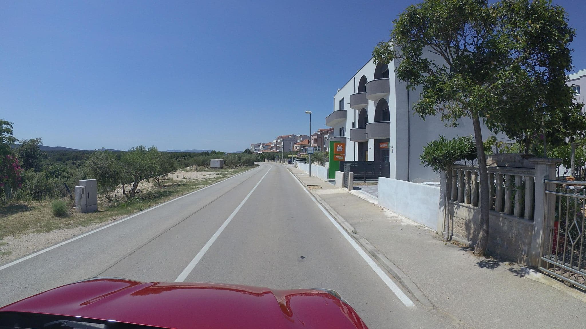 Street view near Apartments Špinjača, Brodarica — © hbogner (CC BY-SA · Mapillary)