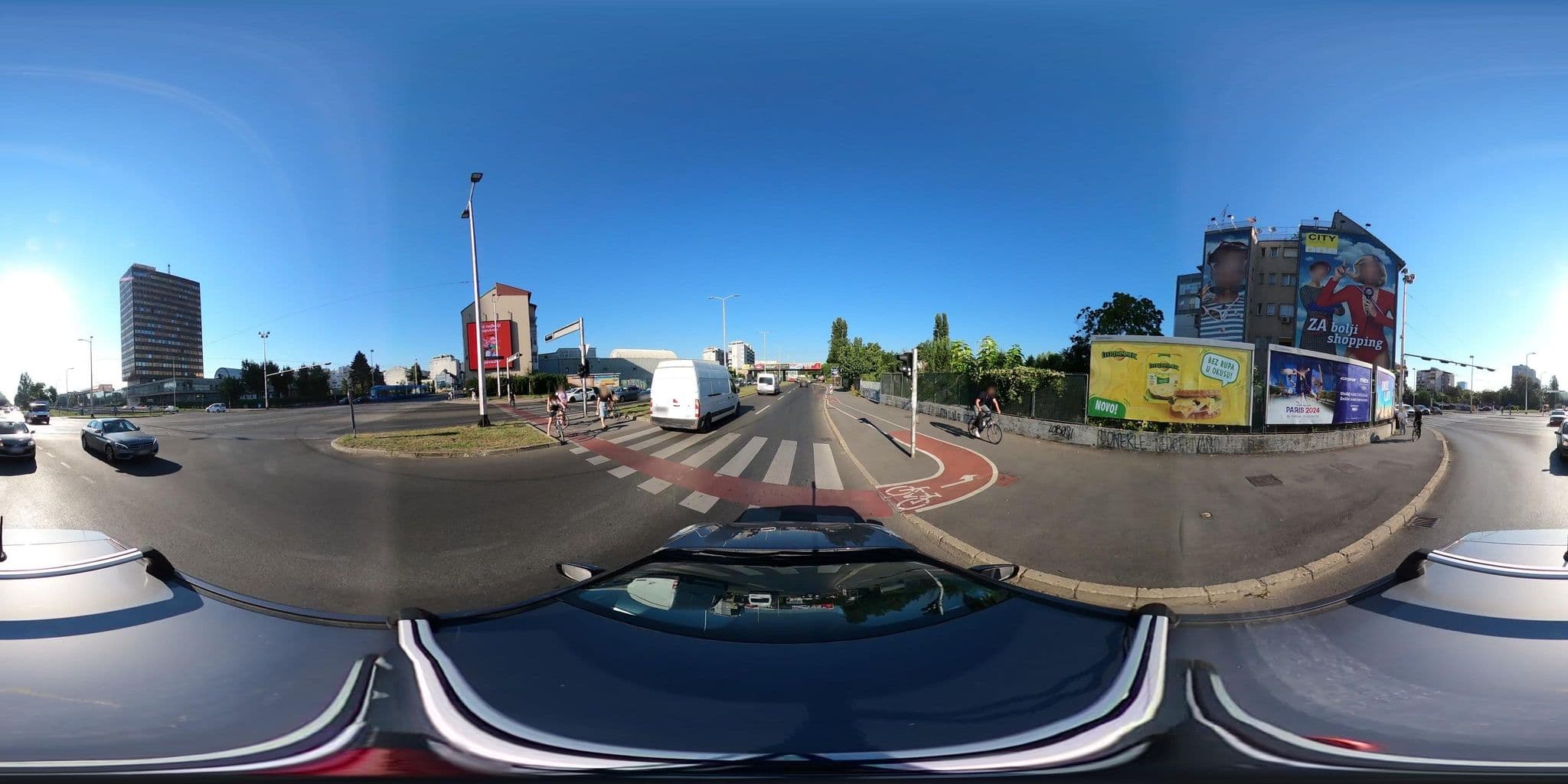 Street view near Corner apartments Savska, Novi Zagreb — © tomislavzen12 (CC BY-SA · Mapillary)