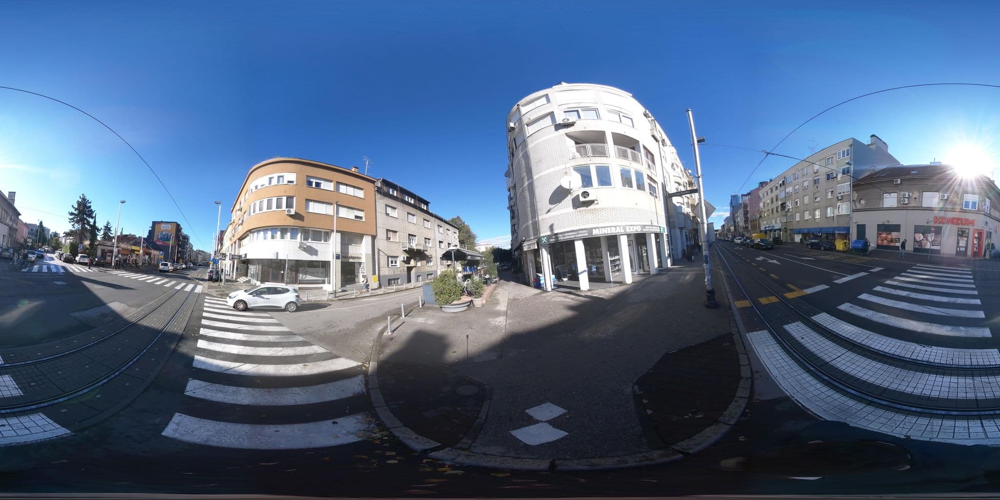 Street view near Airbnb apartment, Centar — © Karlo1994 (CC BY-SA · Mapillary)