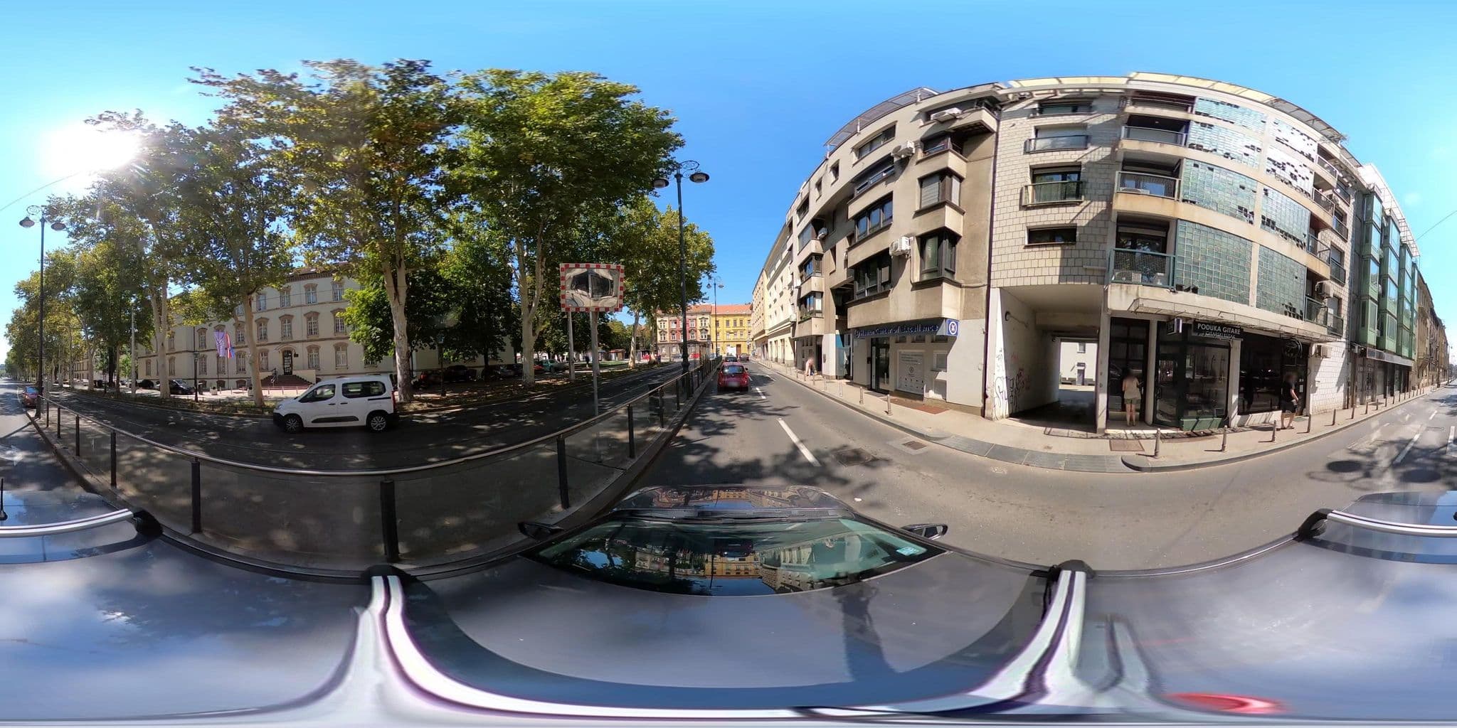 Street view near Kings&Queens Hostel, Centar — © tomislavzen12 (CC BY-SA · Mapillary)