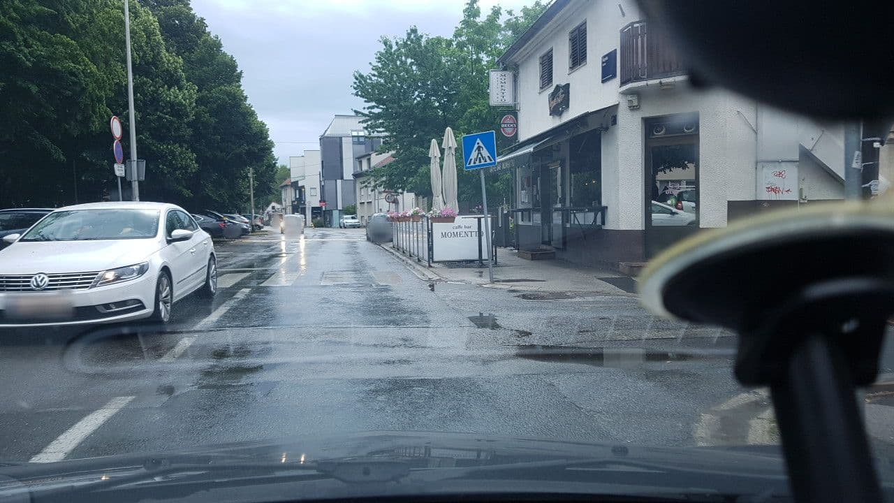 Street view near The House Hostel, Novi Zagreb — © mik007 (CC BY-SA · Mapillary)
