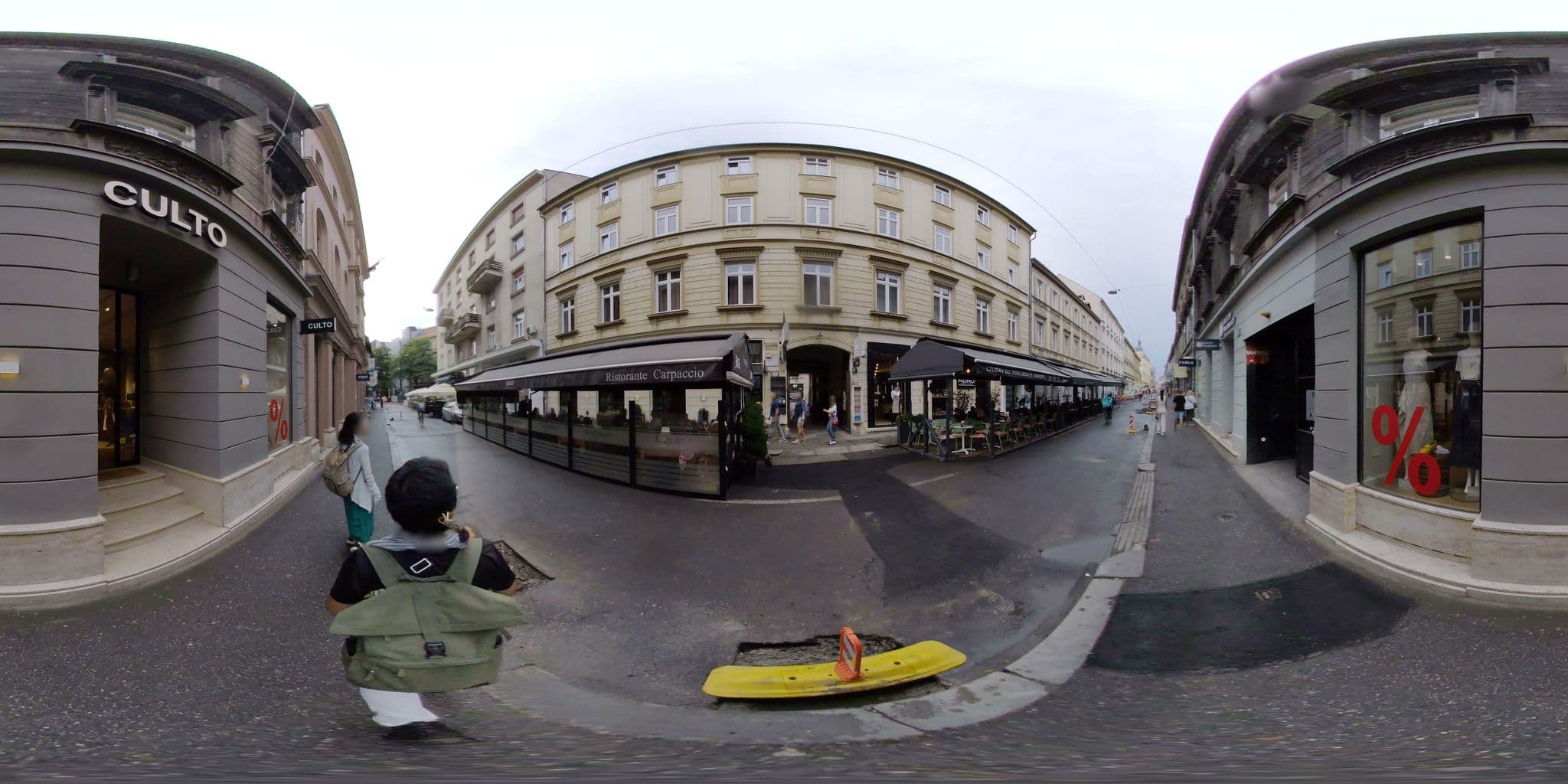 Street view near Centroom Apartments, Centar — © mapconcierge (CC BY-SA · Mapillary)