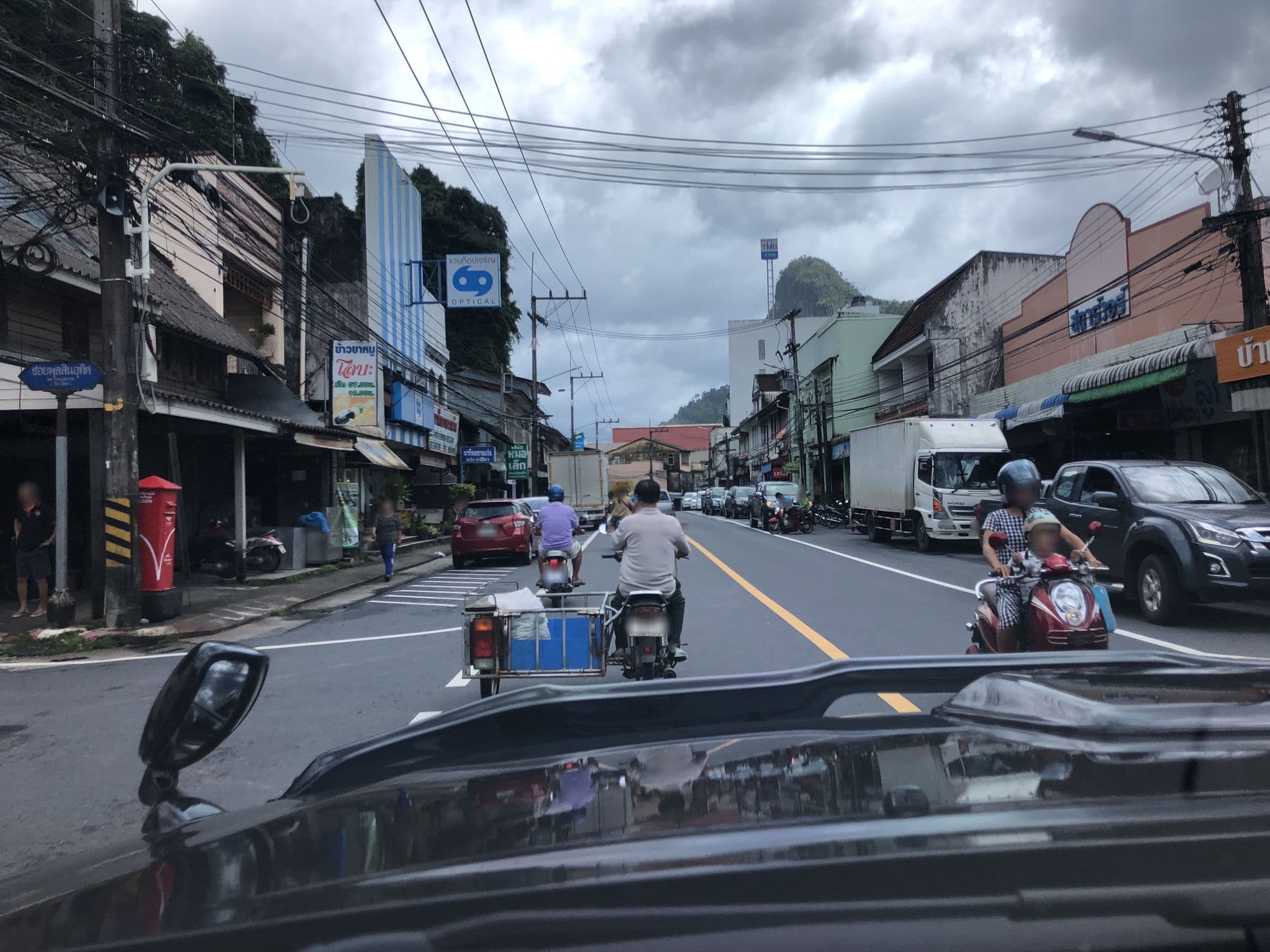 Street view near Phangnga Guest House, Phang Nga — © pimpitcha (CC BY-SA · Mapillary)