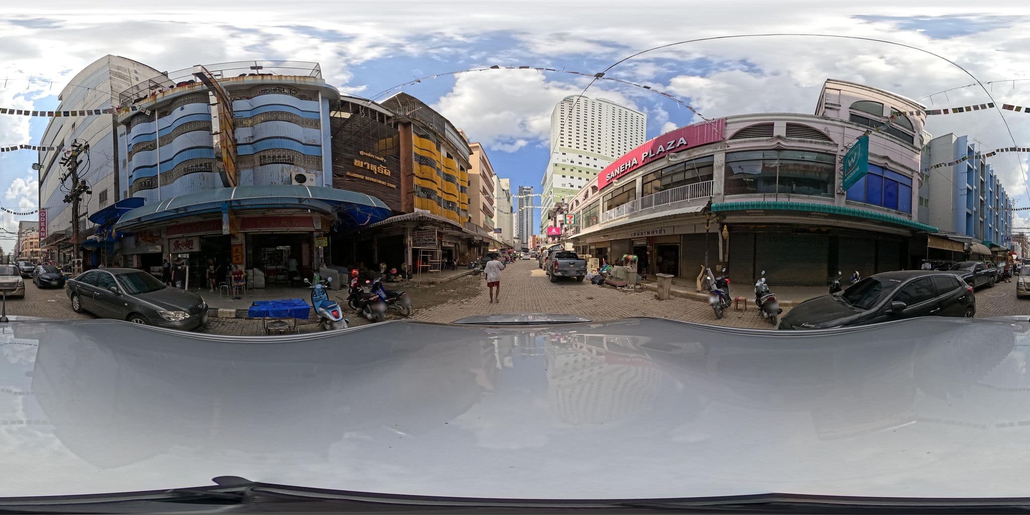 Street view near Laem Thong Hotel - Hat Yai, Hat Yai — © PMU-B (CC BY-SA · Mapillary)