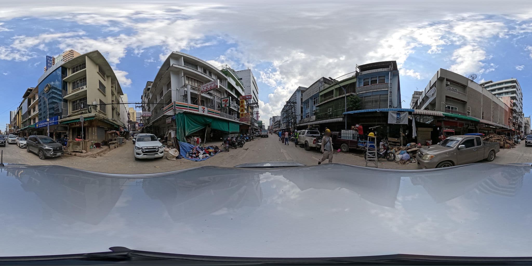 Street view near โรงแรมตงหน่ำ |Tong Nam Hotel|, Hat Yai — © PMU-B (CC BY-SA · Mapillary)