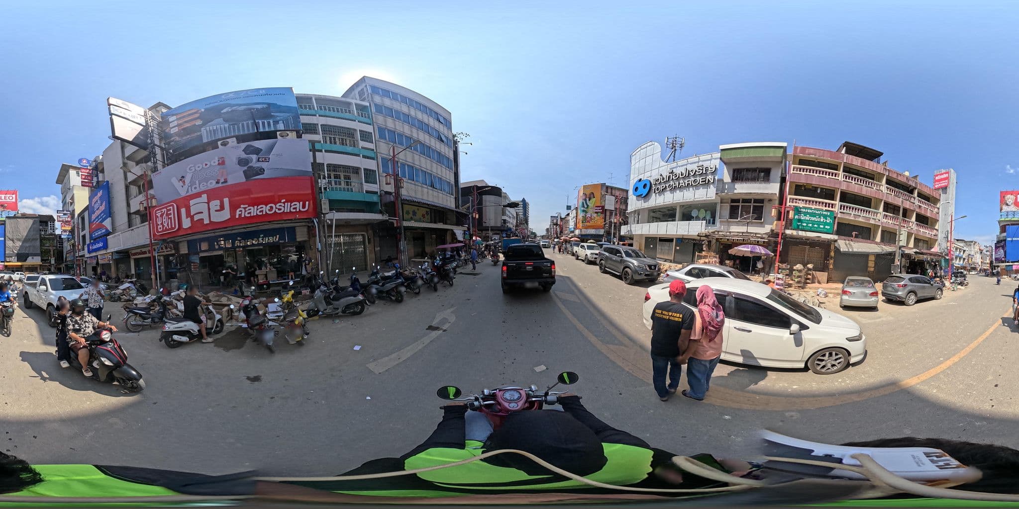 Street view near โรงแรมสิงคโปร์, Hat Yai — © PMU-B (CC BY-SA · Mapillary)