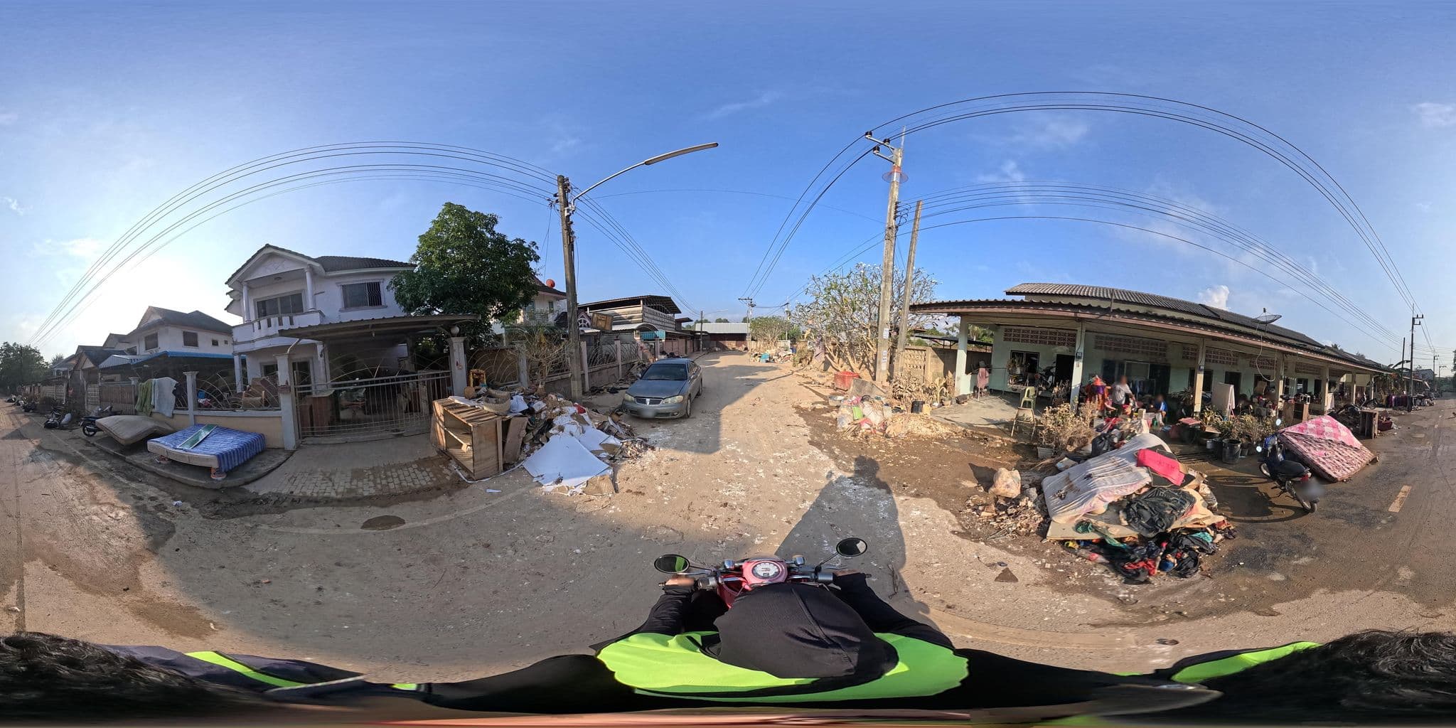 Street view near Baanwaan Resort (บ้านหวาน รีสอร์ท), Hat Yai — © PMU-B (CC BY-SA · Mapillary)