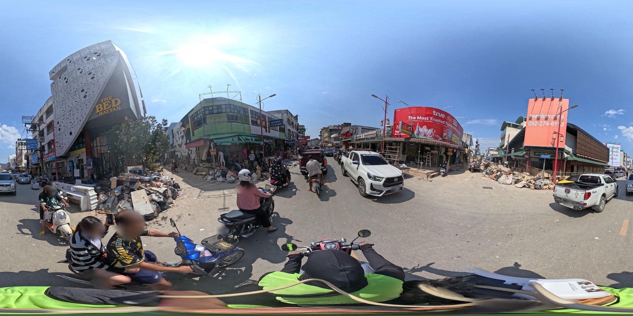 Street view near The Bed Hotel, Hat Yai — © PMU-B (CC BY-SA · Mapillary)