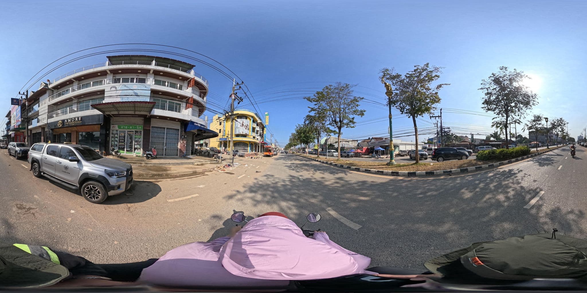 Street view near เผ่าทิพย์รีสอร์ท powthip resort and hotel, Hat Yai — © PMU-B (CC BY-SA · Mapillary)