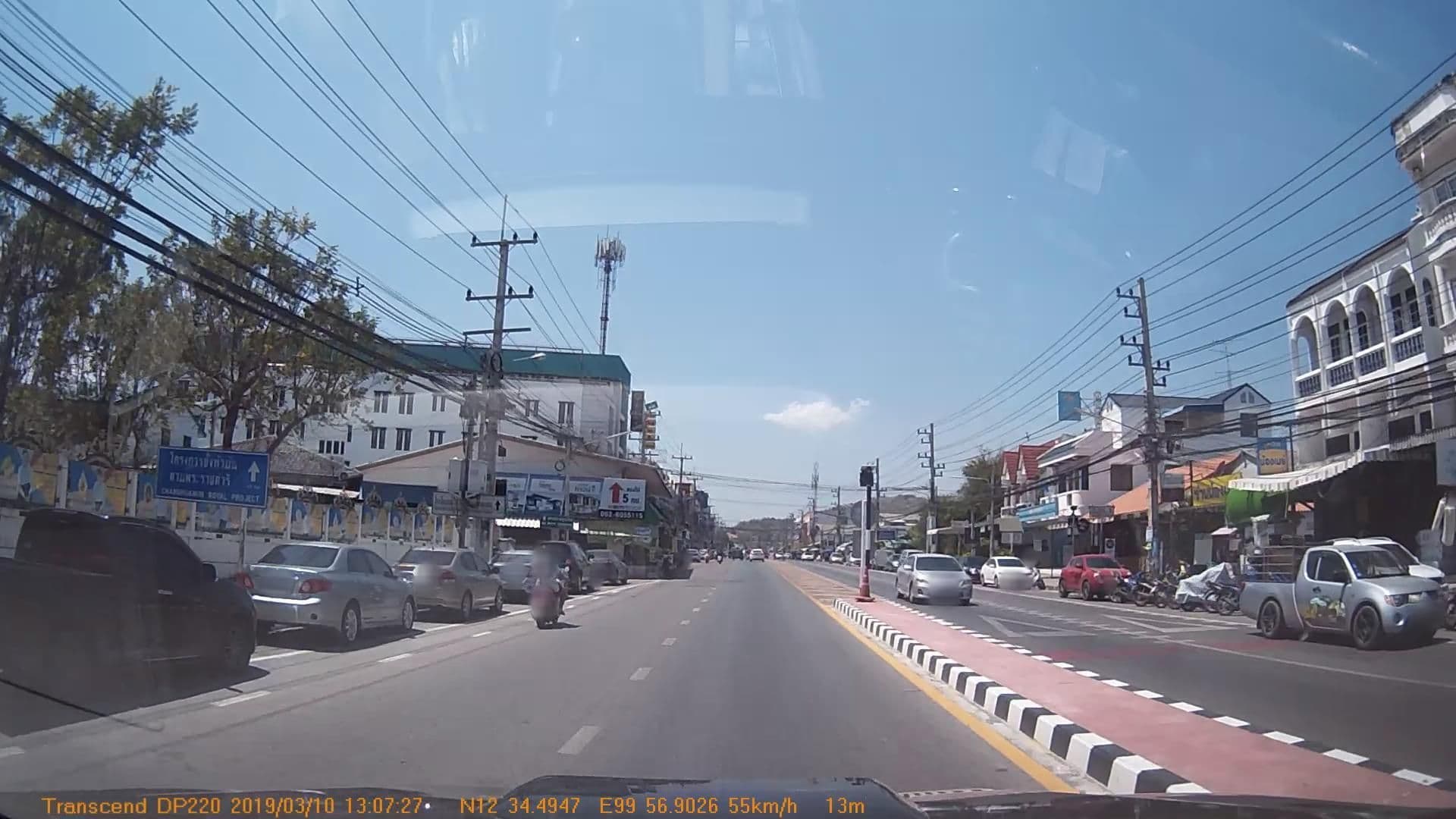 Street view near a te hotel, Hua Hin — © mapcreator (CC BY-SA · Mapillary)