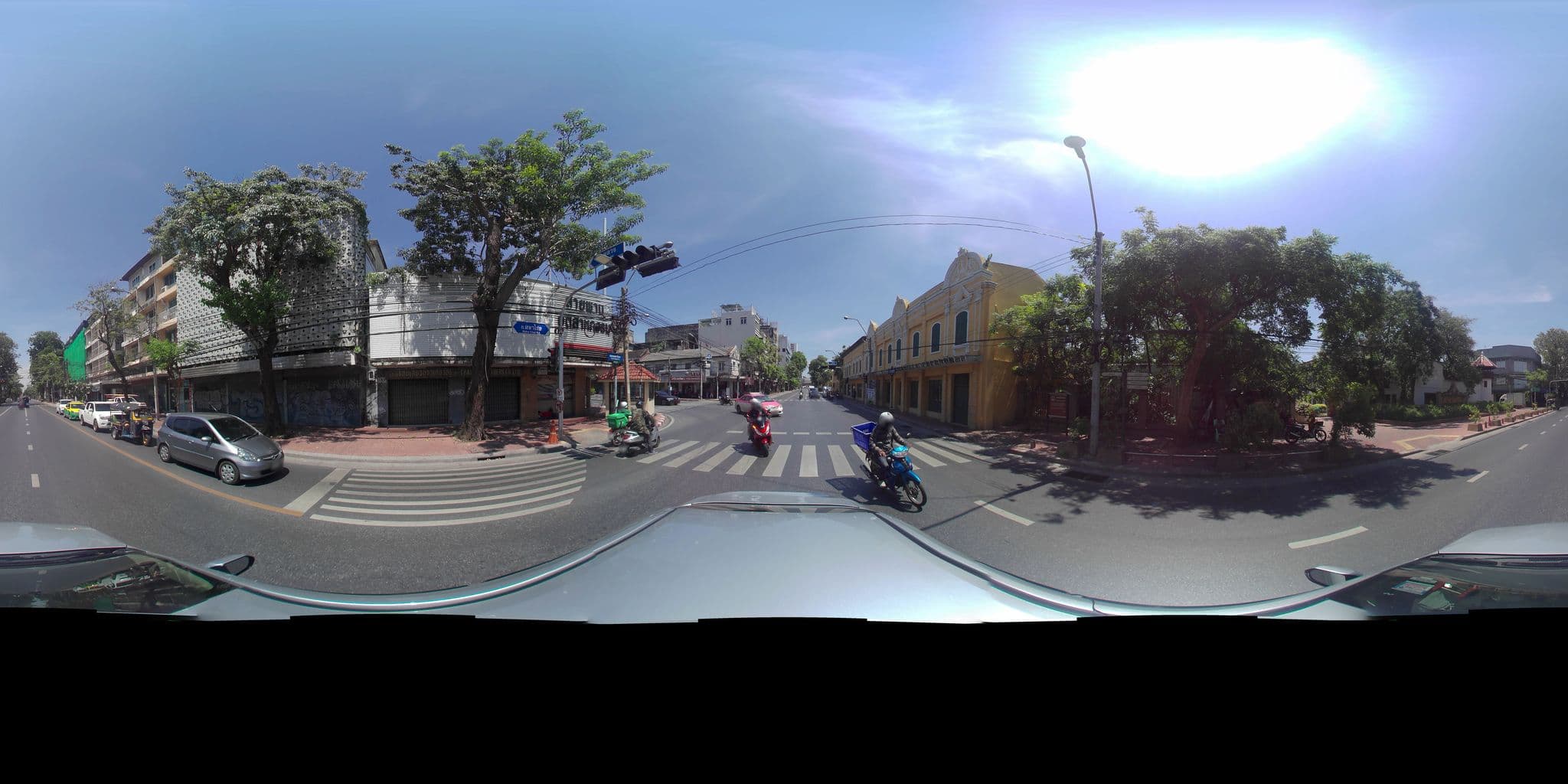 Street view near Villa Maha Chai, Bangkok — © P05466 (CC BY-SA · Mapillary)