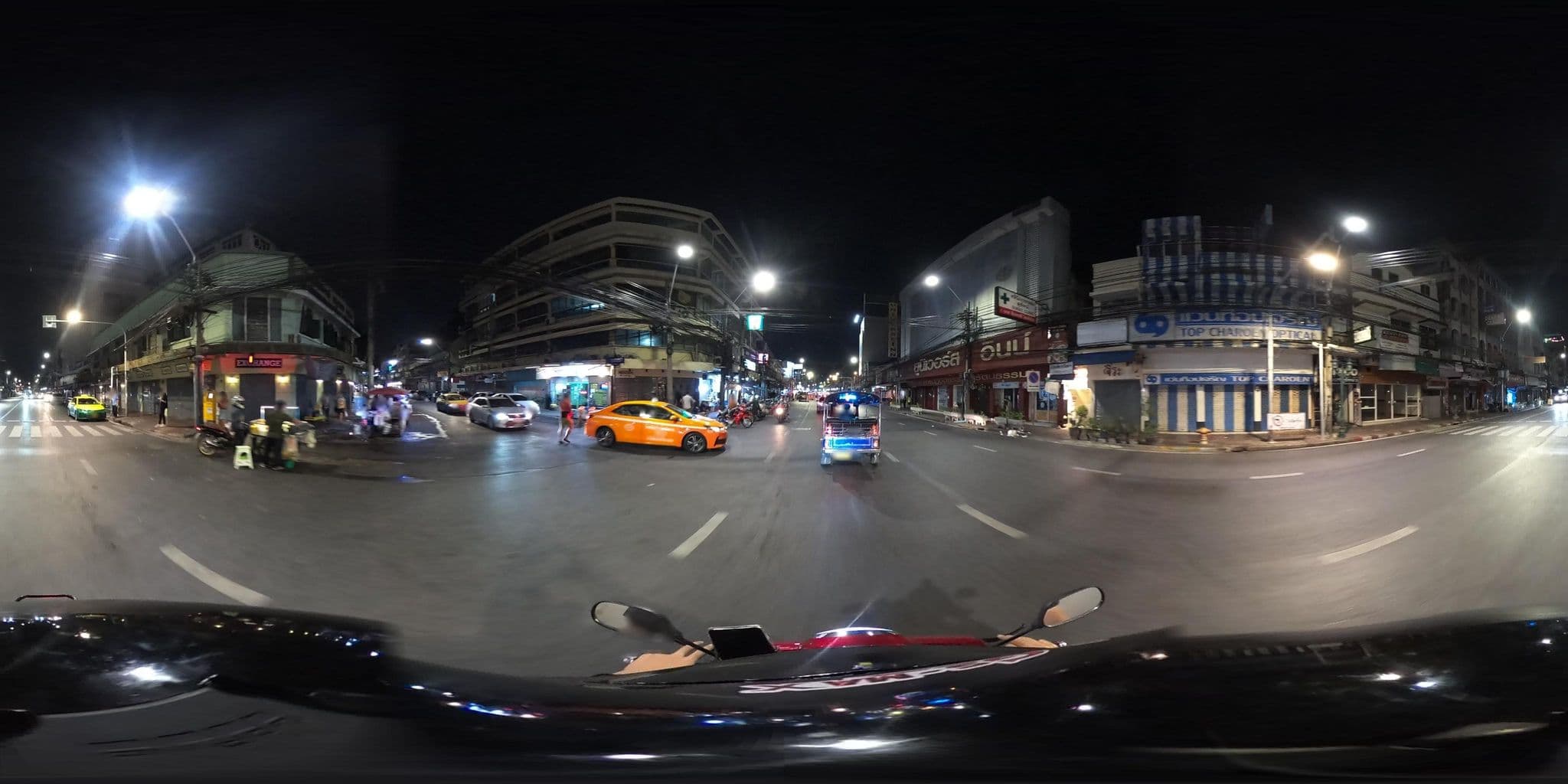 Street view near Rest Inn Dormitory Guesthouse, Phra Nakhon — © NatchaponJ (CC BY-SA · Mapillary)