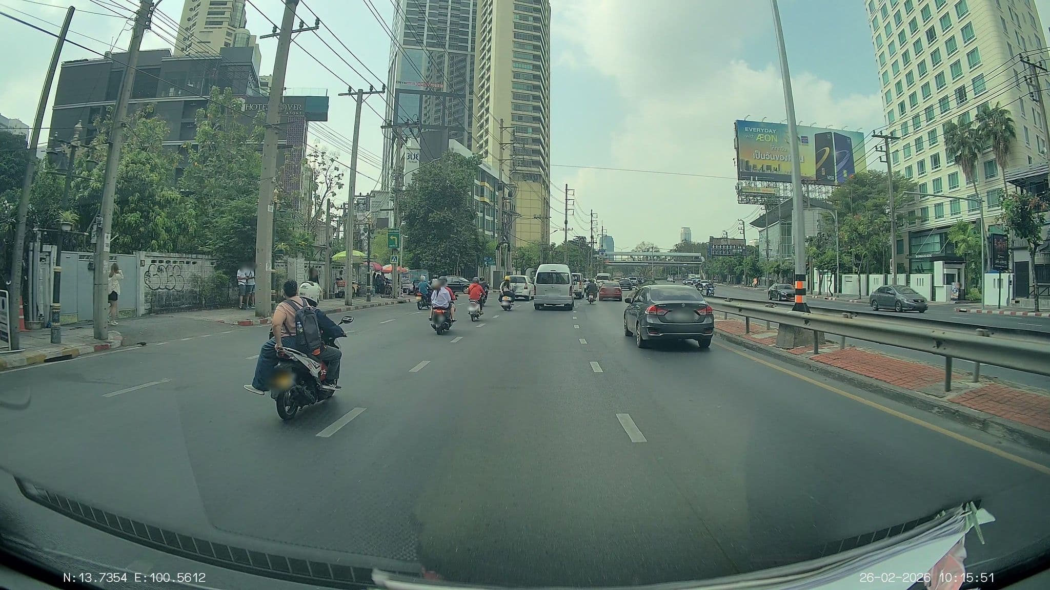 Street view near China Cozy Asoke, Makkasan — © ThailandCambodia (CC BY-SA · Mapillary)