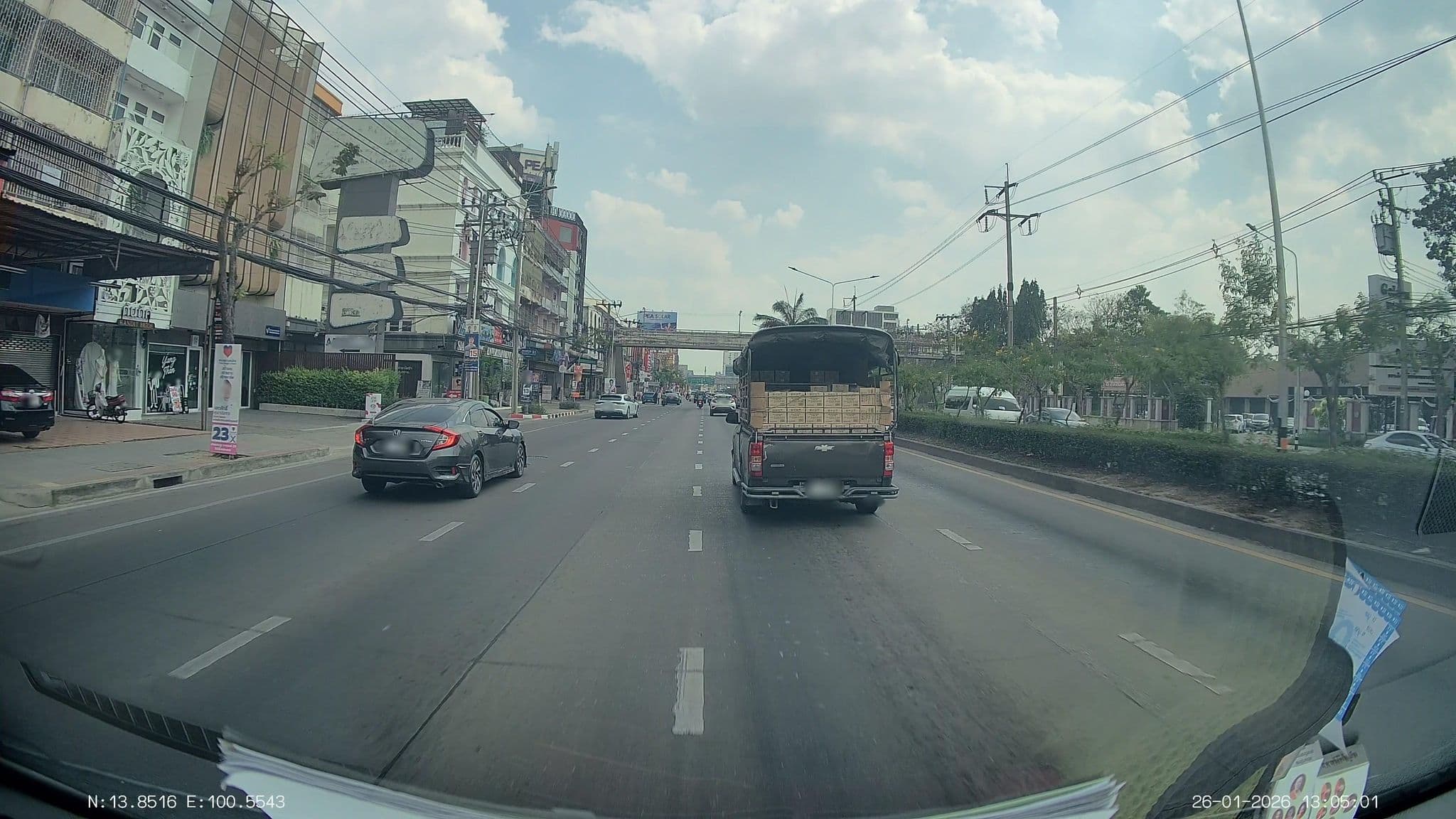 Street view near Galato Coffee Hostel, Lat Yao — © ThailandCambodia (CC BY-SA · Mapillary)