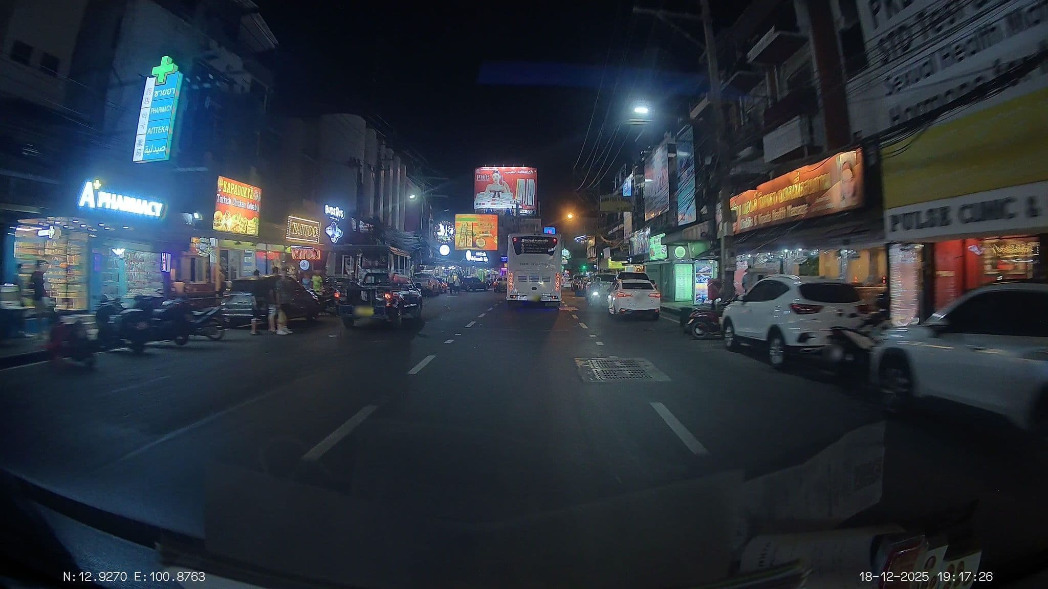 Street view near Cha Cha Cha Cafe & Hostel, Pattaya — © ThailandCambodia (CC BY-SA · Mapillary)