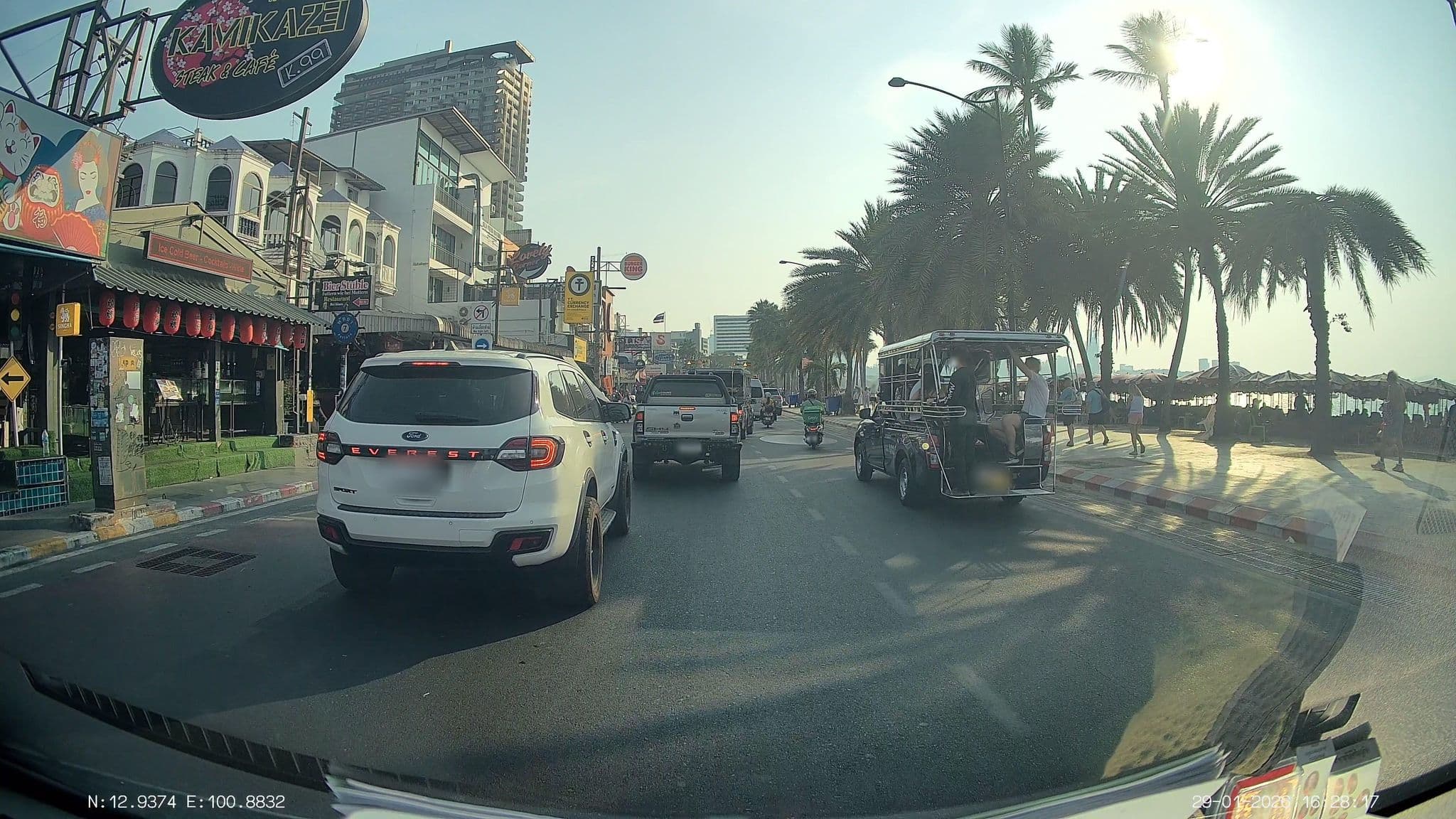 Street view near Chalet Suisse Restaurant & Guesthouse, Pattaya — © ThailandCambodia (CC BY-SA · Mapillary)