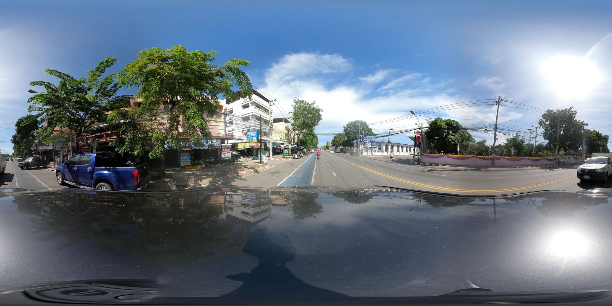 Street view near Phatcharin Guesthouse, Ban Ang Sila — © SoT (CC BY-SA · Mapillary)