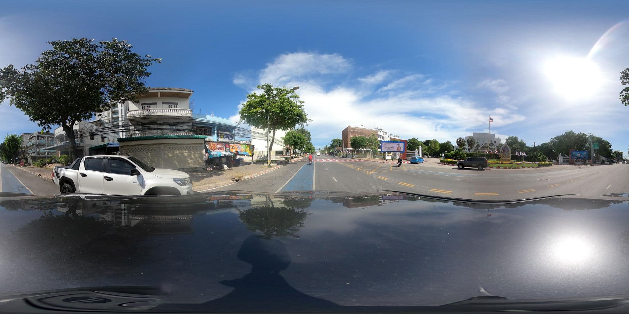 Street view near Sanvalee Hotel, Ban Ang Sila — © SoT (CC BY-SA · Mapillary)