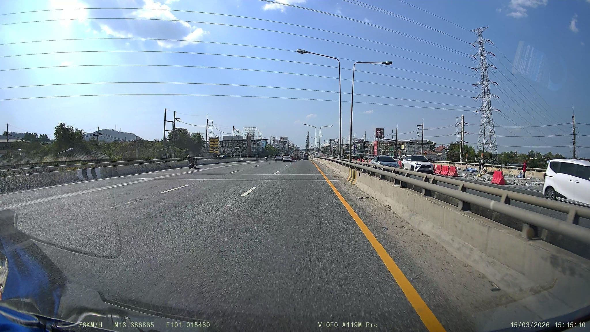 Street view near Grand Jorita Park Hotel, Chon Buri — © ThailandCambodia (CC BY-SA · Mapillary)