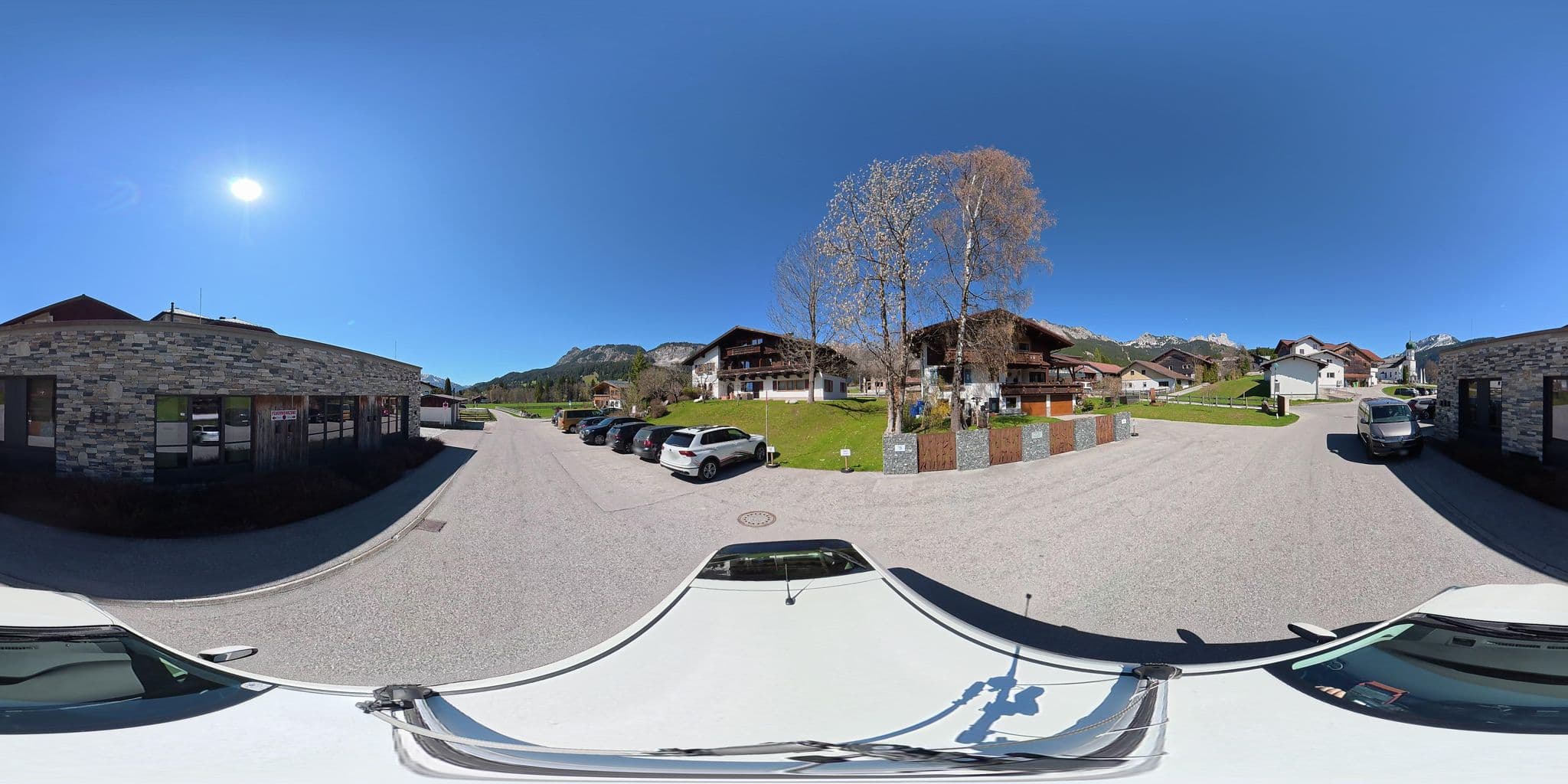 Street view near Hotel Der Engel, Tannheim