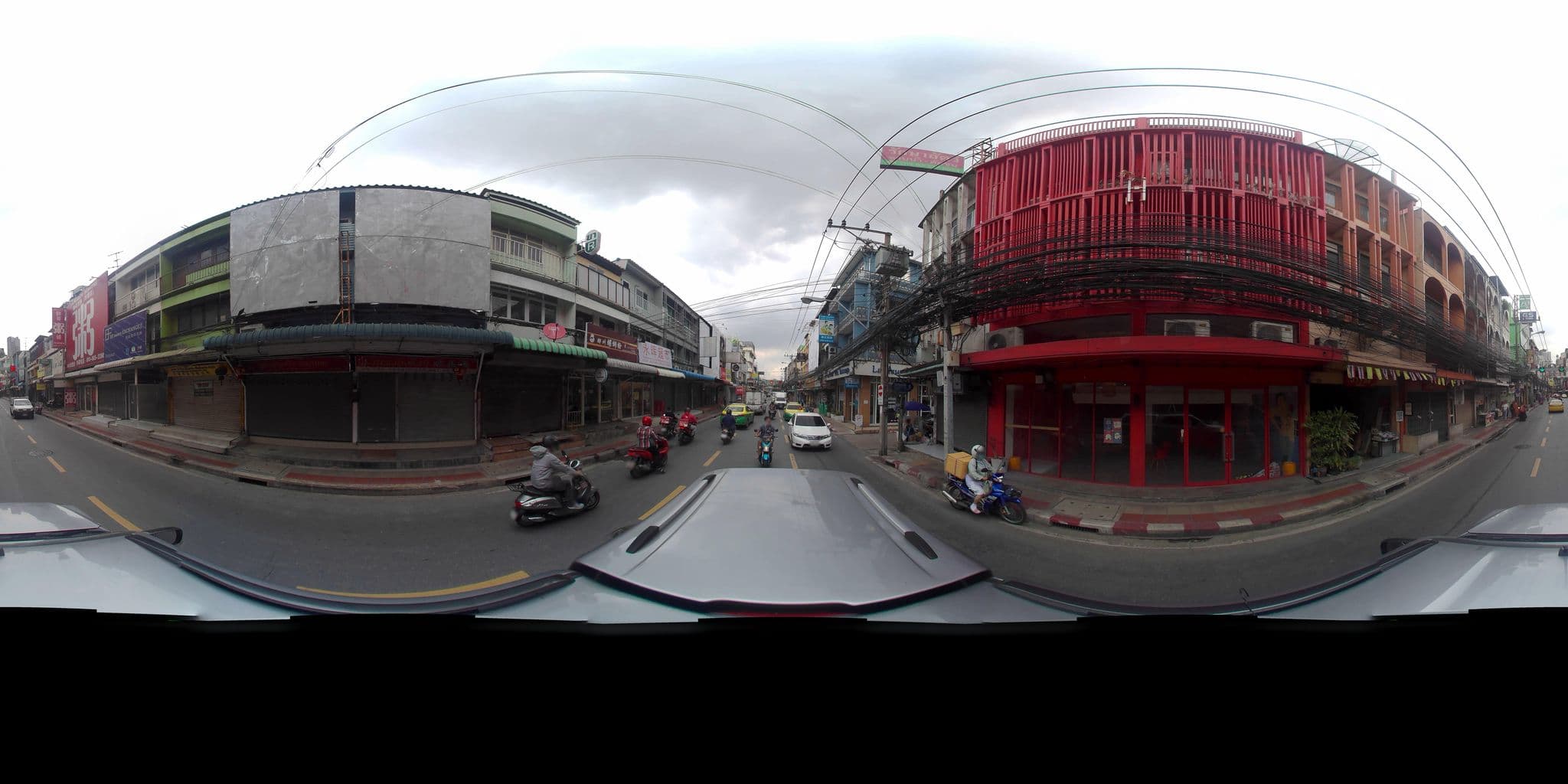 Street view near Lin Poshtel, Huai Khwang — © tritaporn (CC BY-SA · Mapillary)