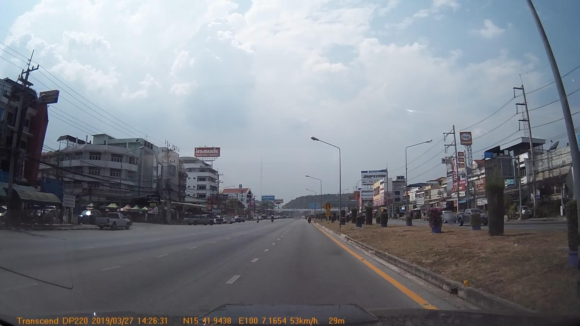 Street view near Vatchara Northgate Hotel, Nakhon Sawan — © mapcreator (CC BY-SA · Mapillary)