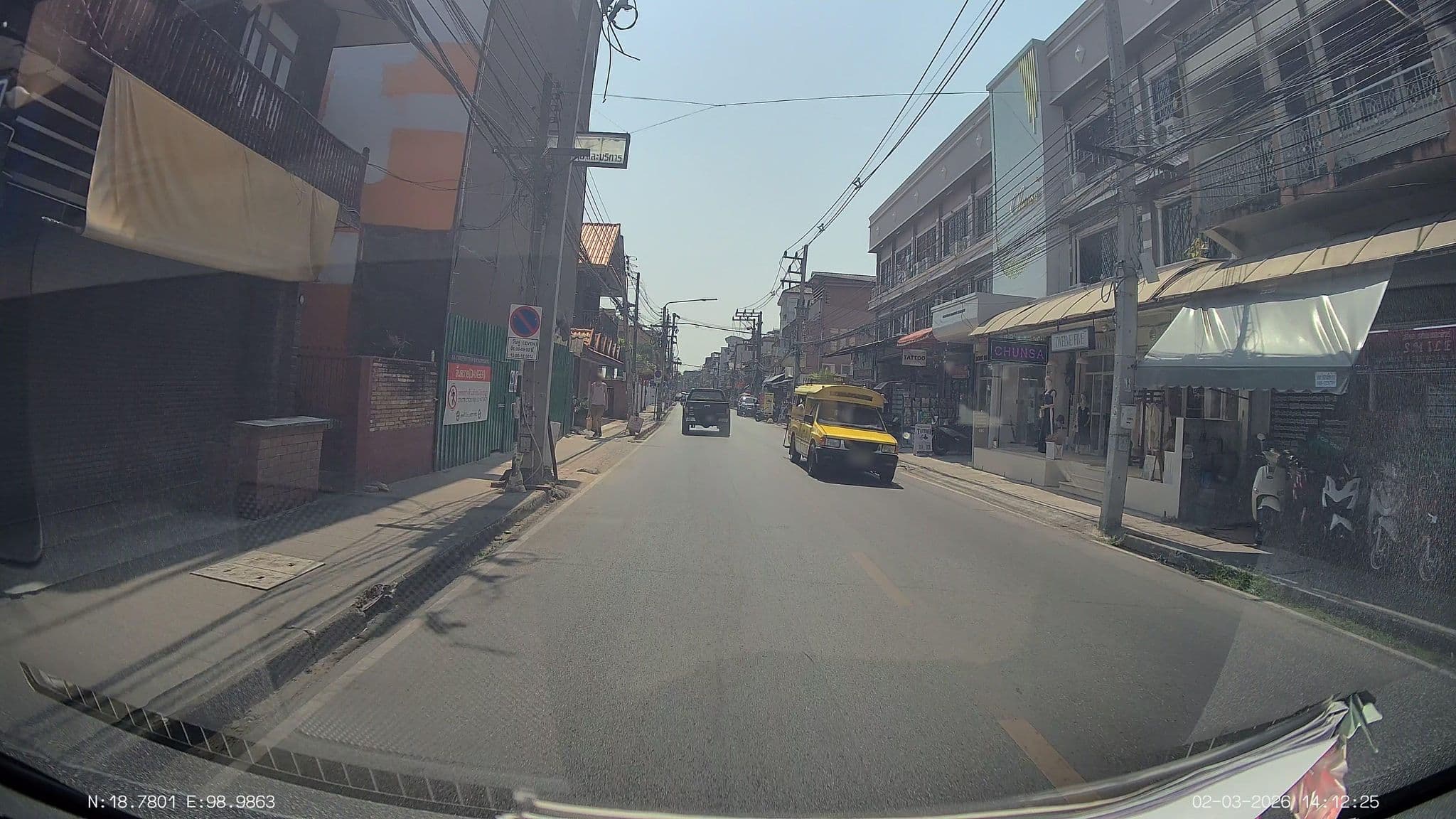 Street view near Life In Town, Chiang Mai — © ThailandCambodia (CC BY-SA · Mapillary)