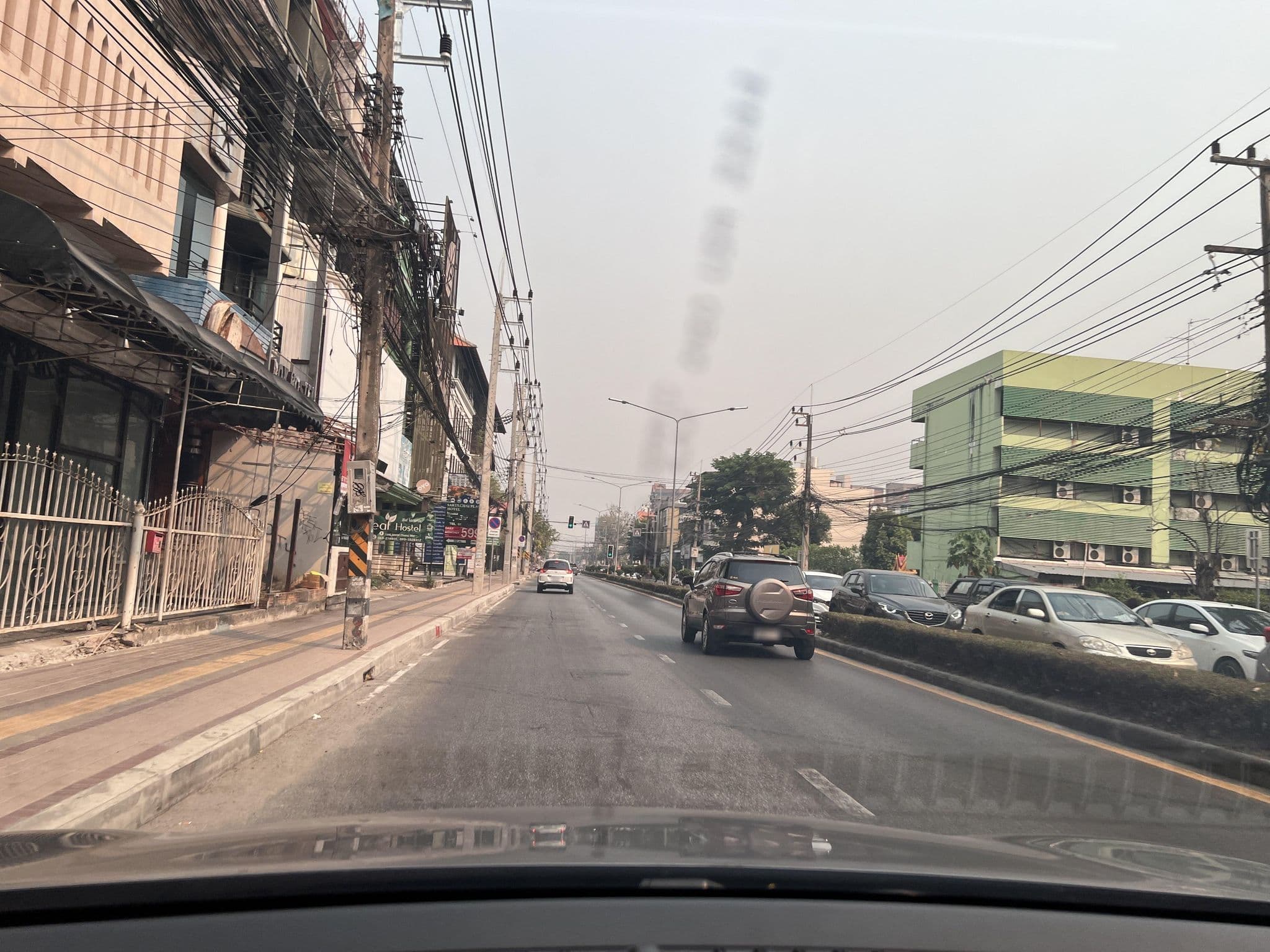 Street view near The Dome Residence, Chiang Mai — © lin_wang (CC BY-SA · Mapillary)