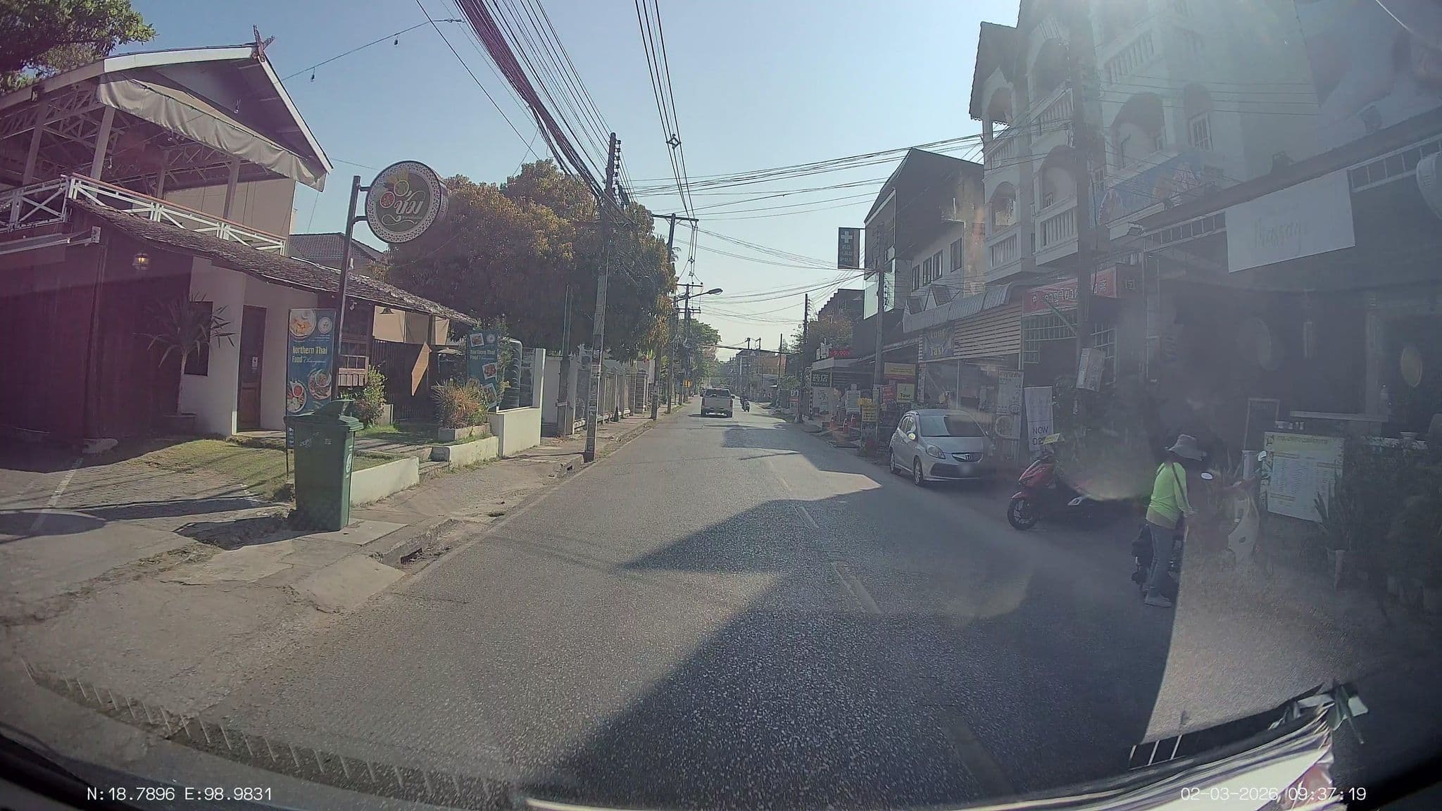 Street view near White House Cafe & Guest House, Chiang Mai — © ThailandCambodia (CC BY-SA · Mapillary)
