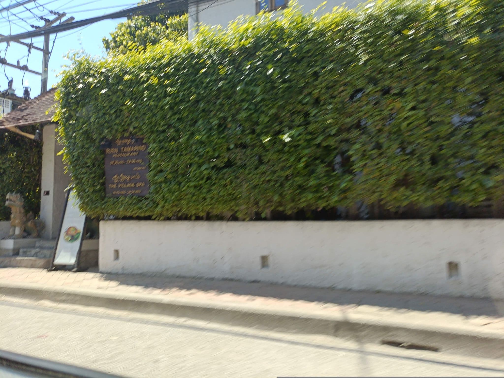 Street view near Tamarind Village Hotel Chiang Mai, Chiang Mai — © skillsy (CC BY-SA · Mapillary)