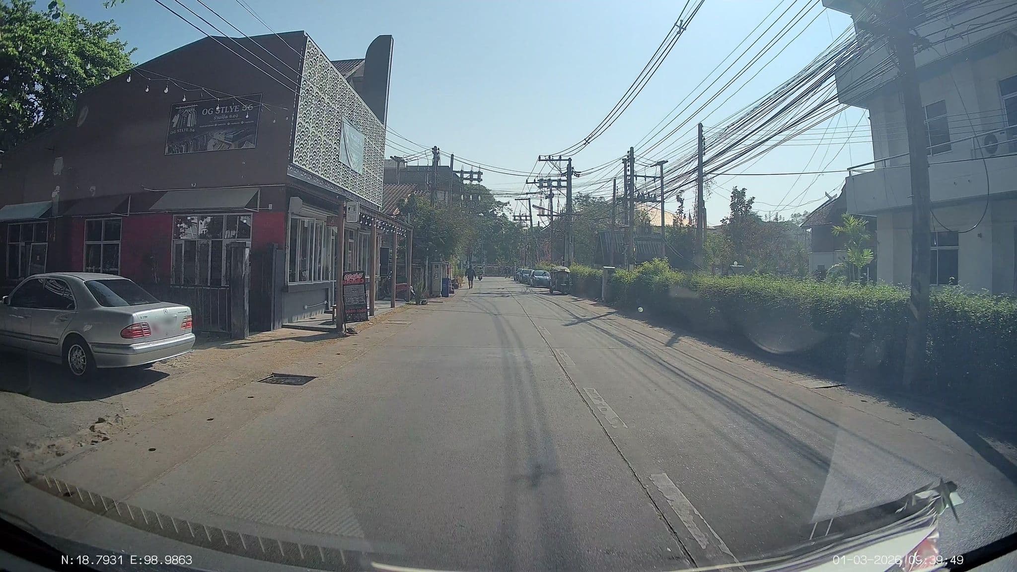 Street view near Mojito Garden 2, Chiang Mai — © ThailandCambodia (CC BY-SA · Mapillary)