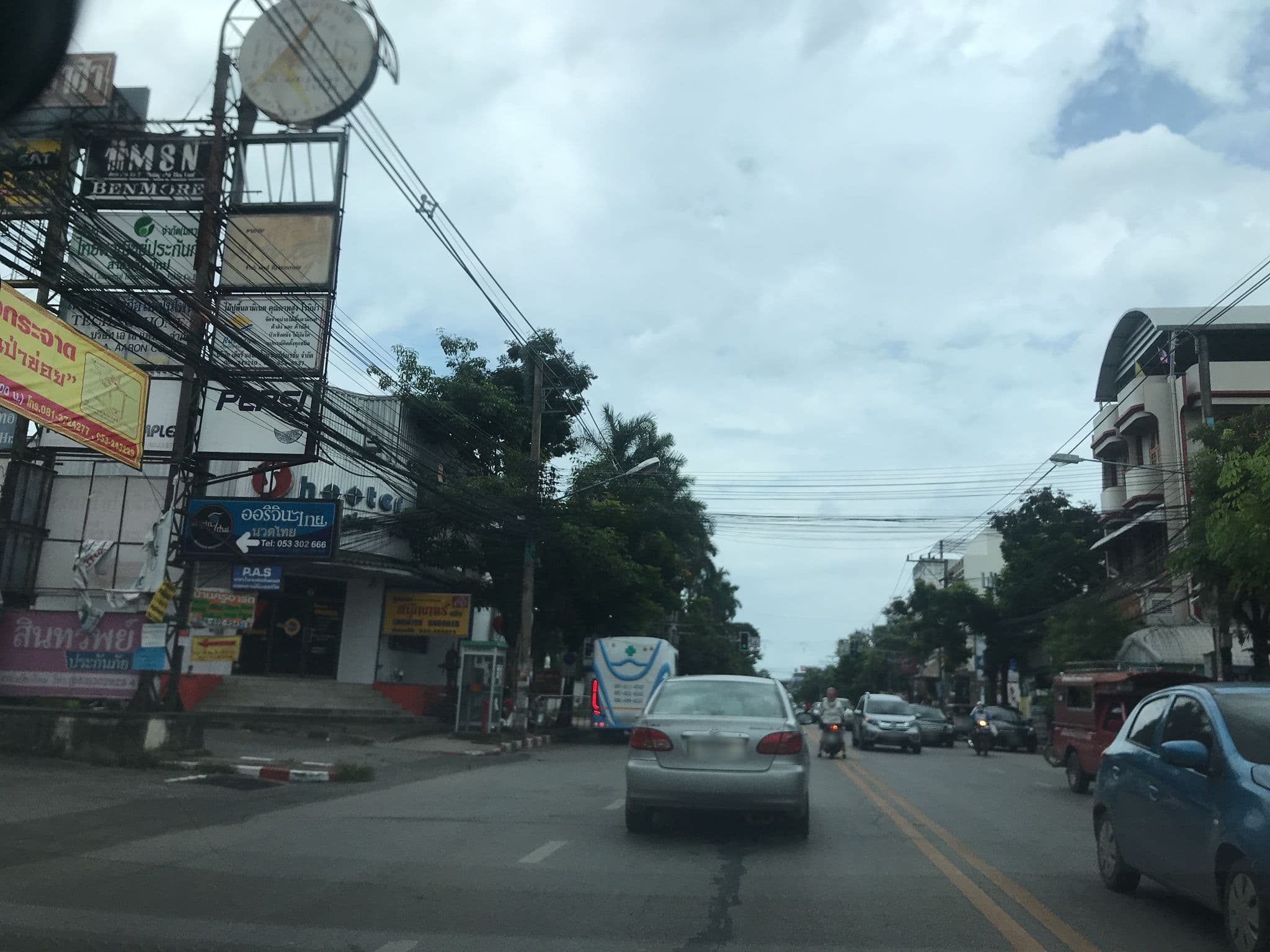 Street view near A9 Hotel, Chiang Mai — © prasert (CC BY-SA · Mapillary)