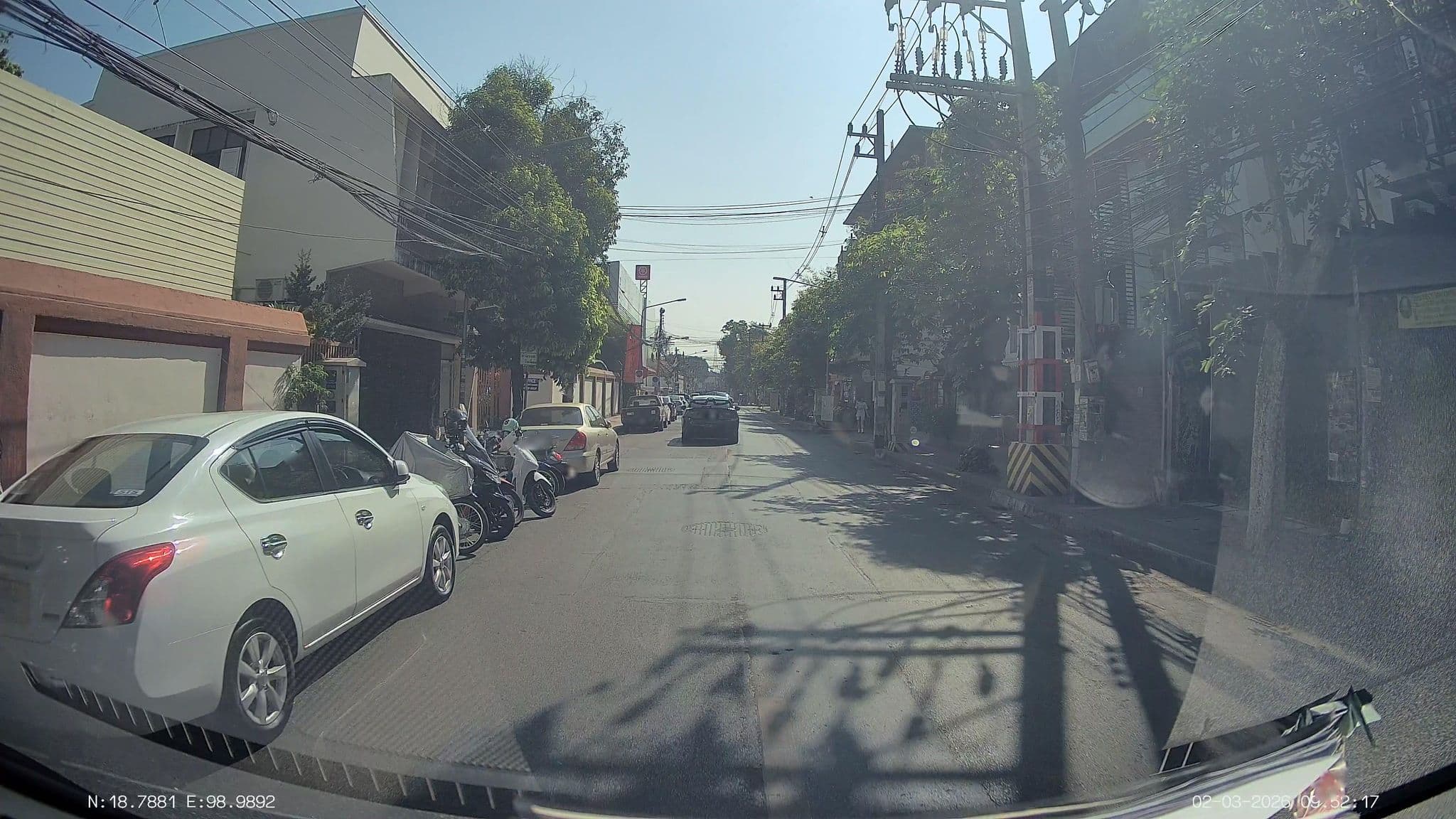 Street view near The Sculpture Hostel (ปูนปั้น โฮสเทล), Chiang Mai — © ThailandCambodia (CC BY-SA · Mapillary)