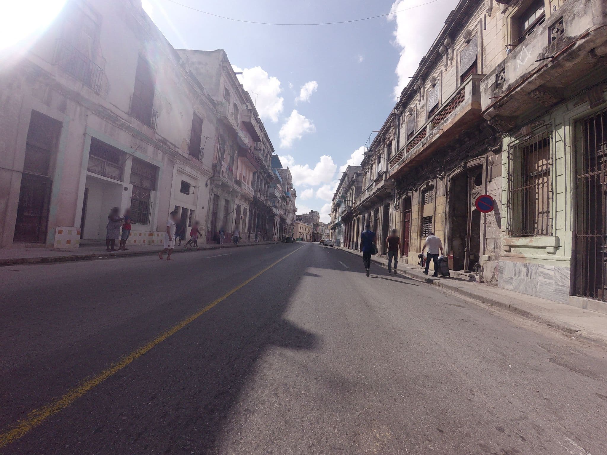 Street view near papeles España, Centro Habana