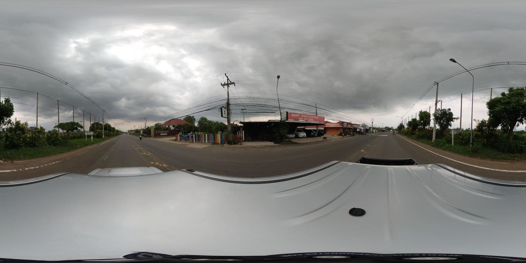 Street view near Thansila Resort (ธารศิลารีสอร์ท), Buri Ram — © ThailandCambodia (CC BY-SA · Mapillary)